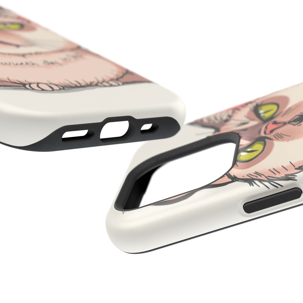 iPhone Sarcastic Cat Verdict Hand-Drawn Sketch Soft Finish Everyday Case · iPhon