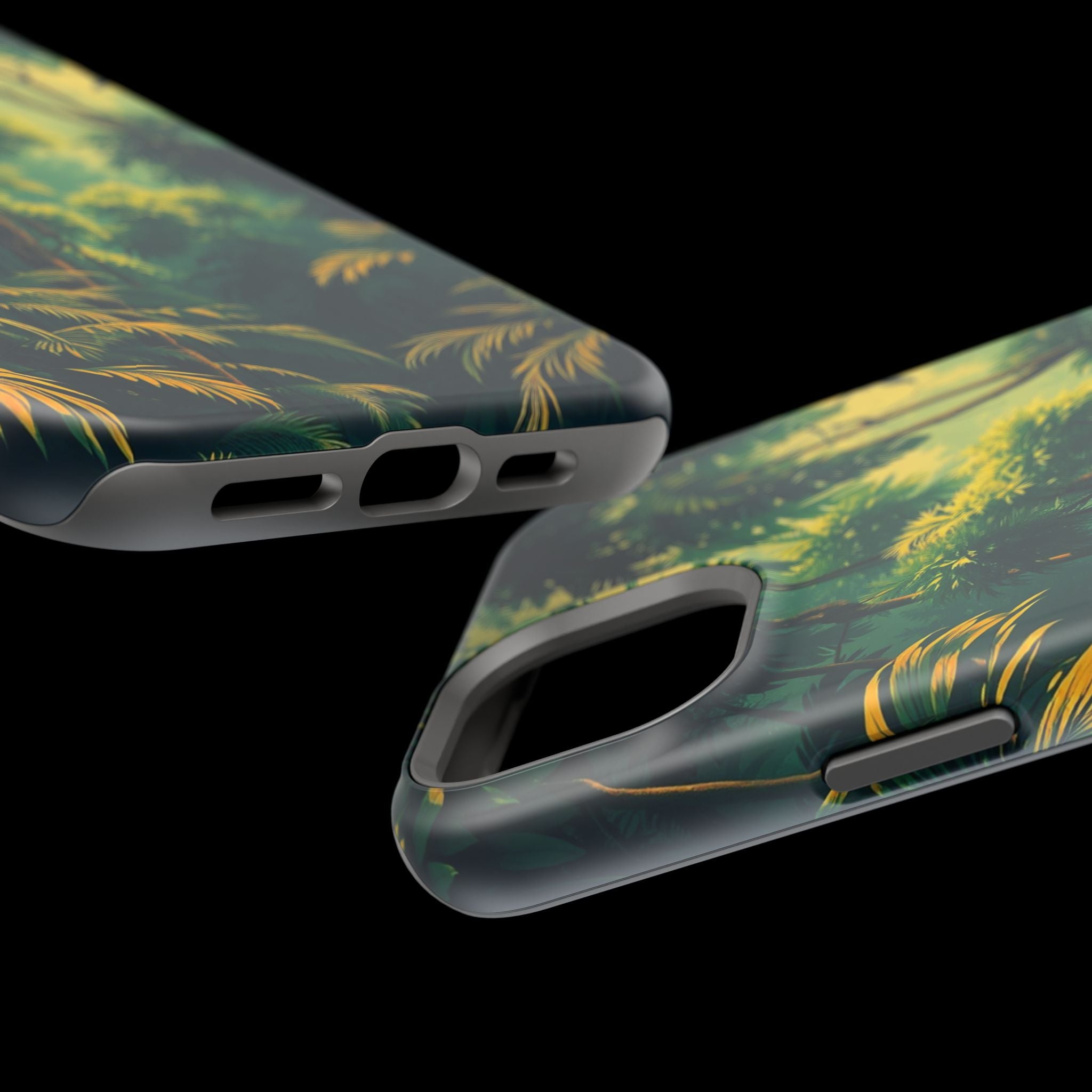 iPhone Rainforest Canopy Vintage Retro Poster Slim iPhone Everyday · iPhone Case