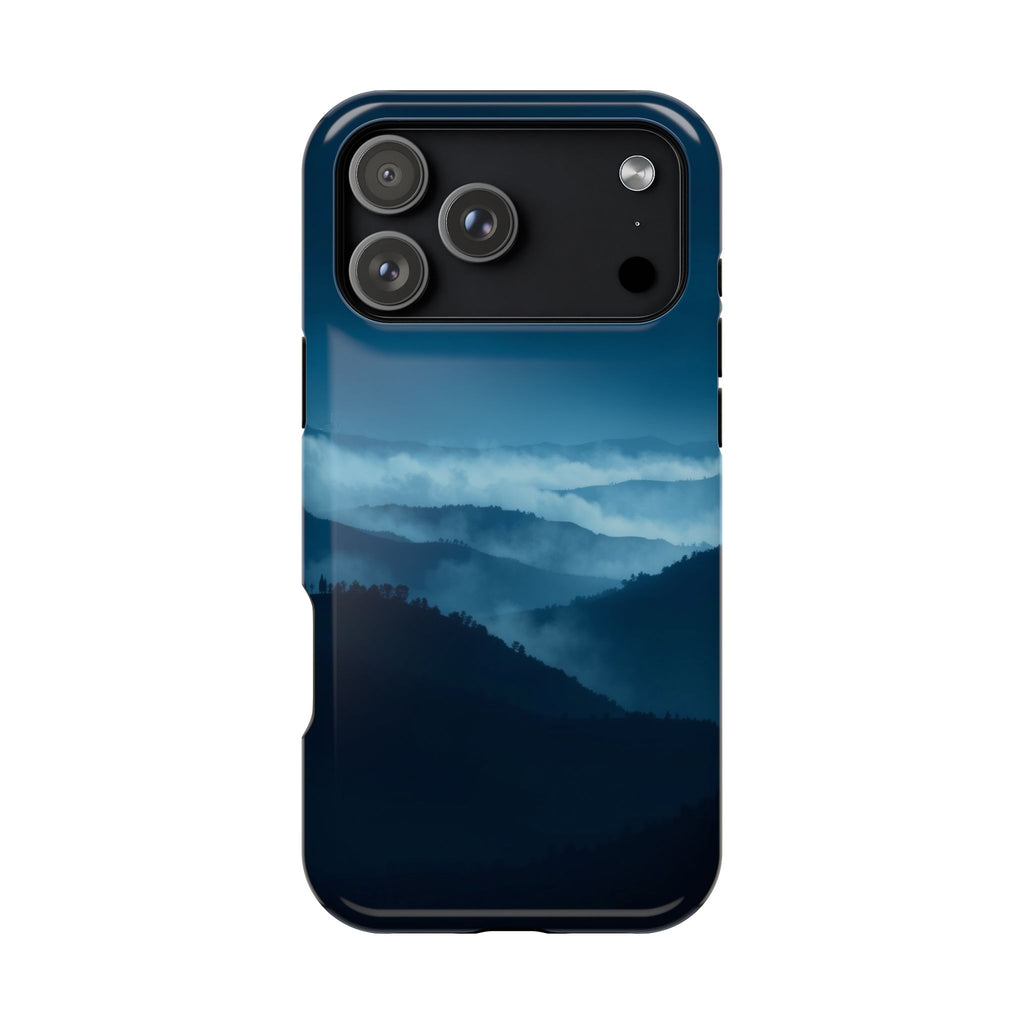 iPhone Earthy Fog Rolling Over Hills Design Slim iPhone Everyday · iPhone Case