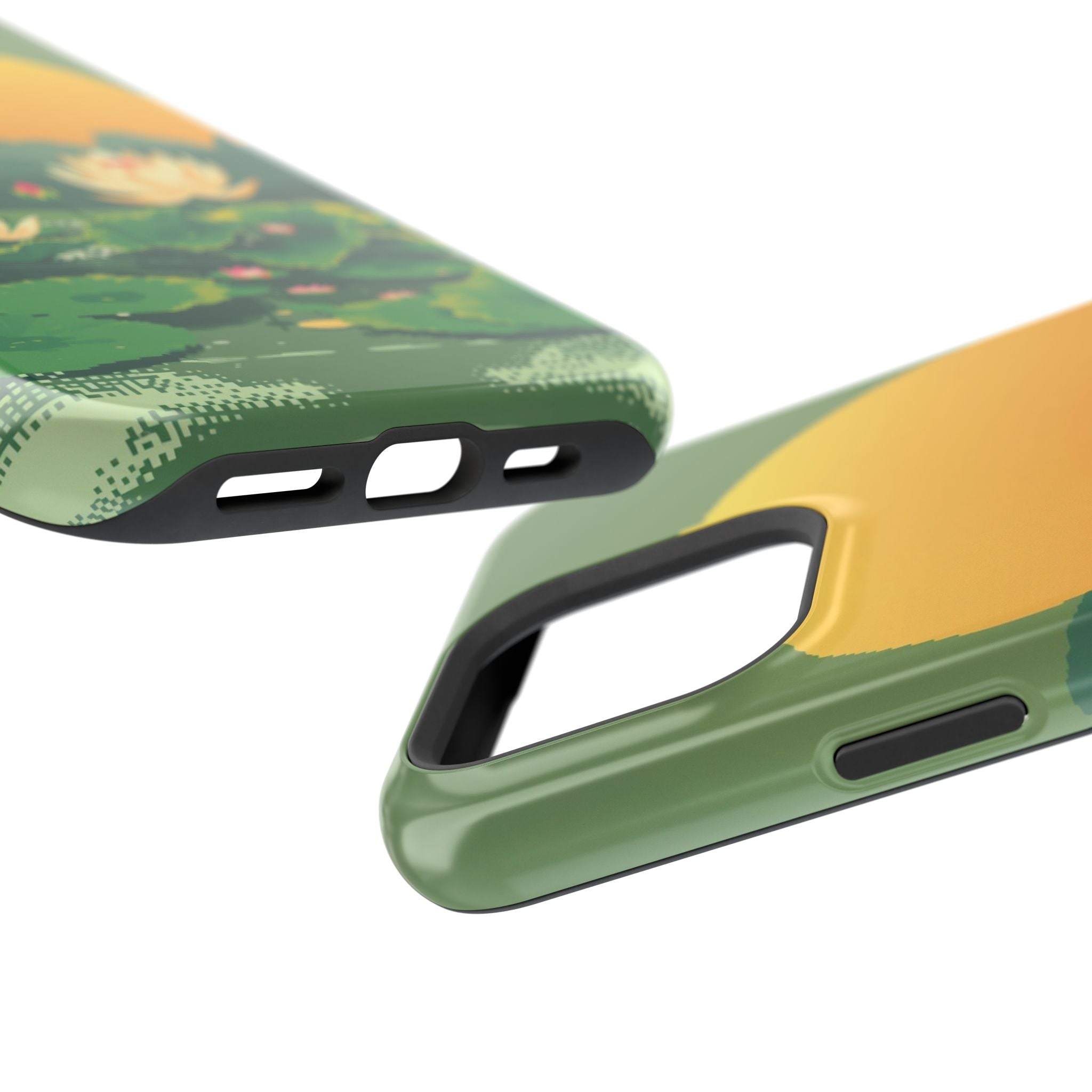 iPhone Lotus Pond Enchanted Art Slim Everyday Designer Case · iPhone Case