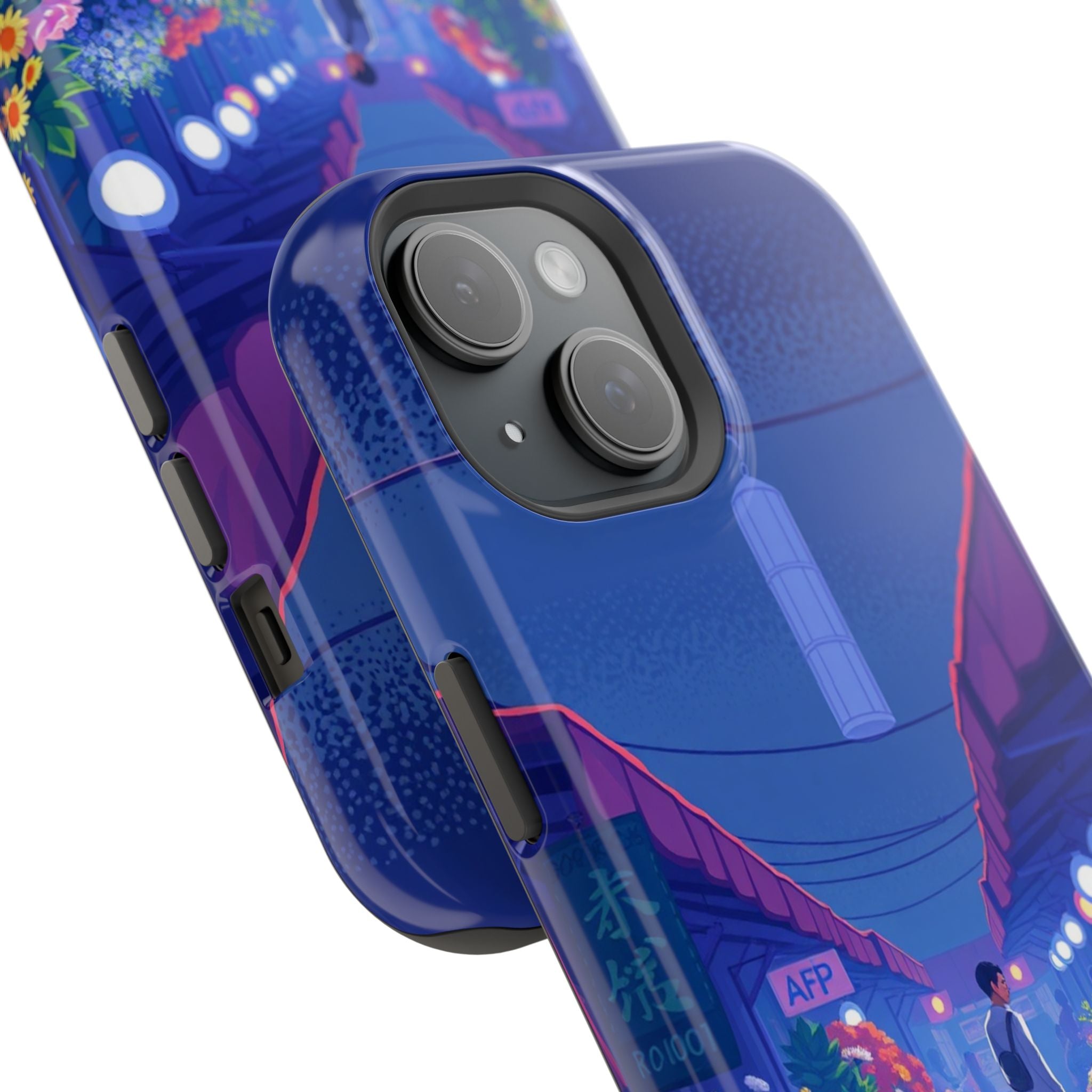 iPhone Flower Market Electric Art Bold Modern Everyday Snap Case · iPhone Case