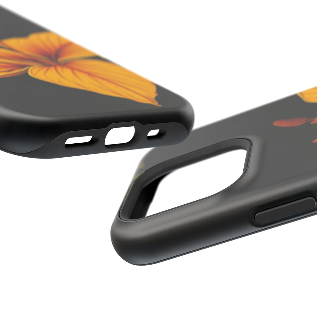 iPhone Earthy Tropical Bloom Design Artistic Everyday Cas Slim Snap Case · iPhon