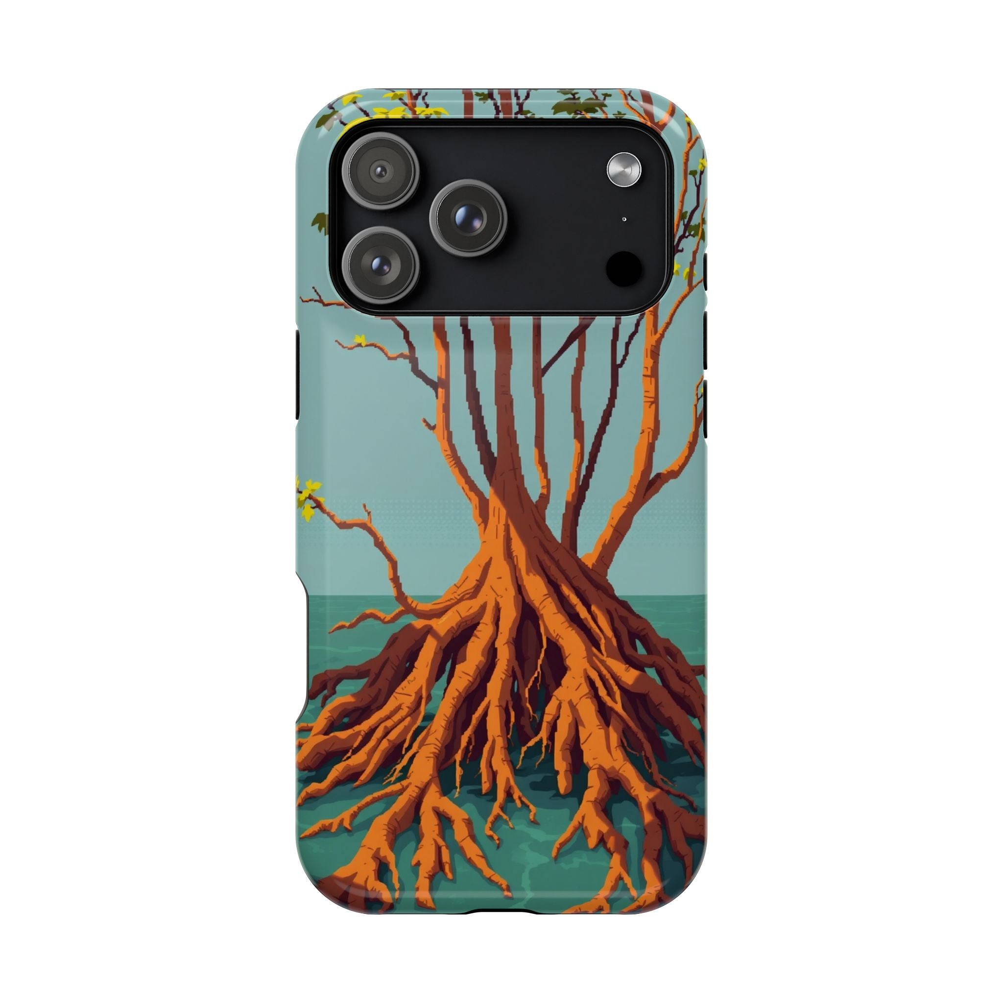 iPhone Mustard And Rust Mangrove Roots Slim Everyday iPhone 13 Designer · iPhone