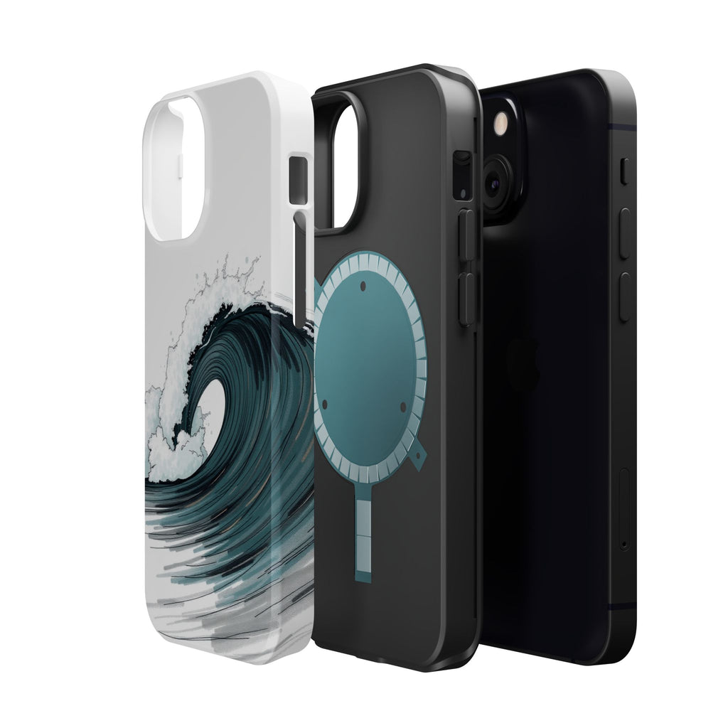 iPhone Ocean Wave Crash Hand-Drawn Sketch Slim iPhone Everyday Designer · iPhone