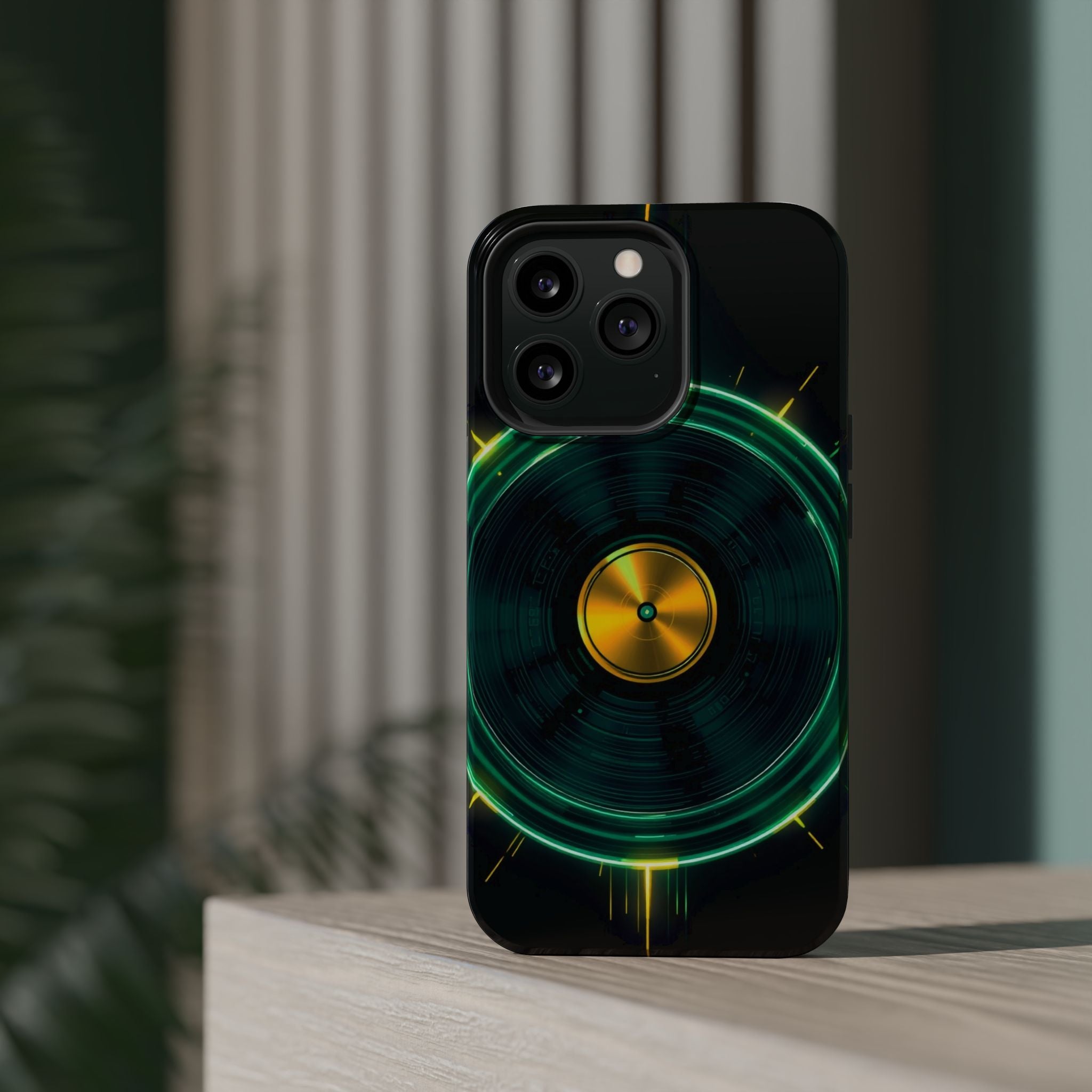 iPhone Dreamy Record Vinyl Spin Design Slim Everyday Designer Case · iPhone Case