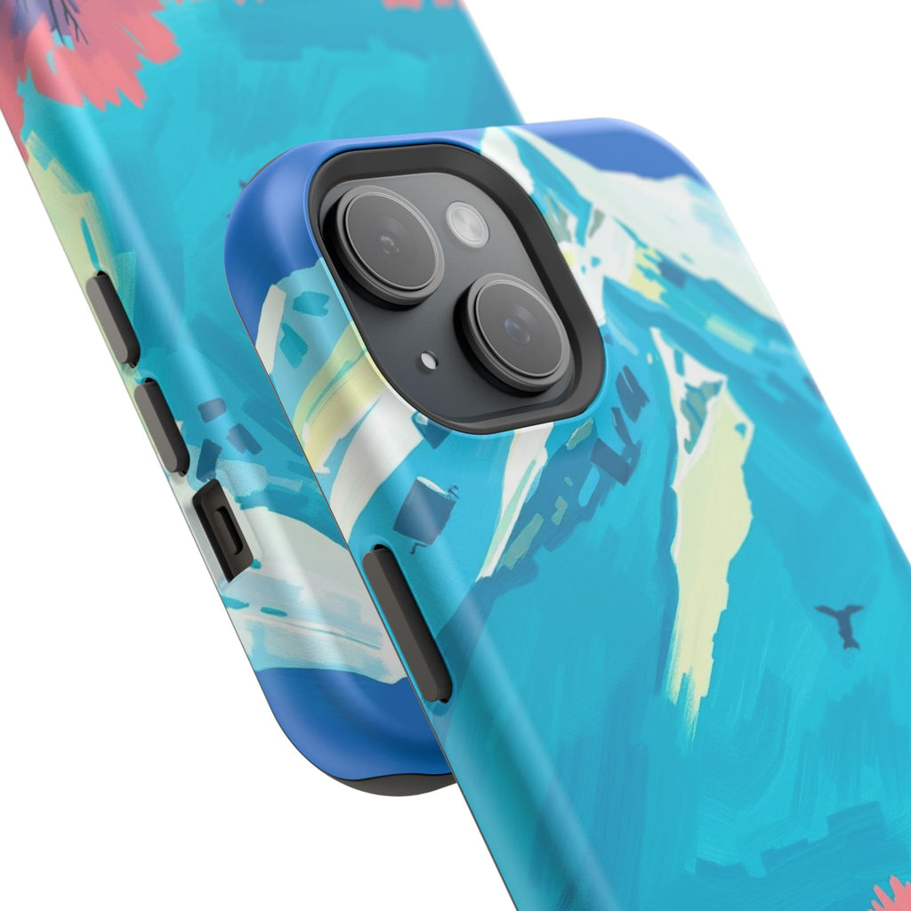 iPhone Snow Field Electric Art Slim Everyday Designer Case · iPhone Case