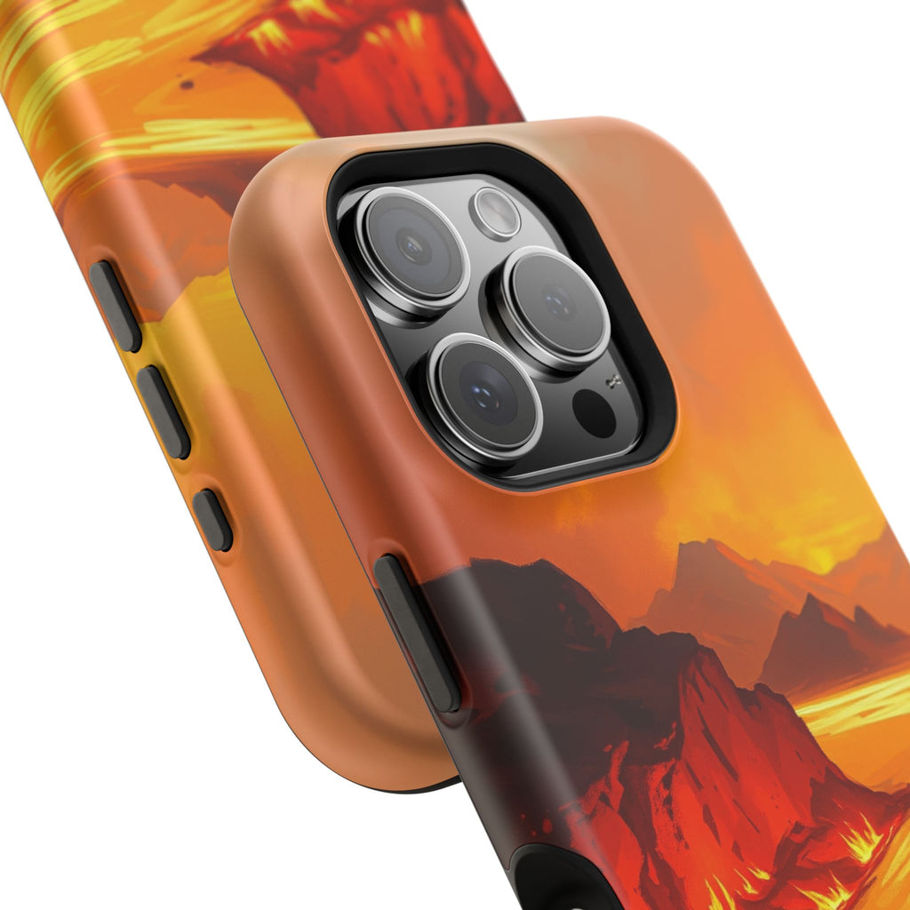 iPhone Burnt Orange And Sand Wildfire Glow Slim iPhone Everyday · iPhone Case