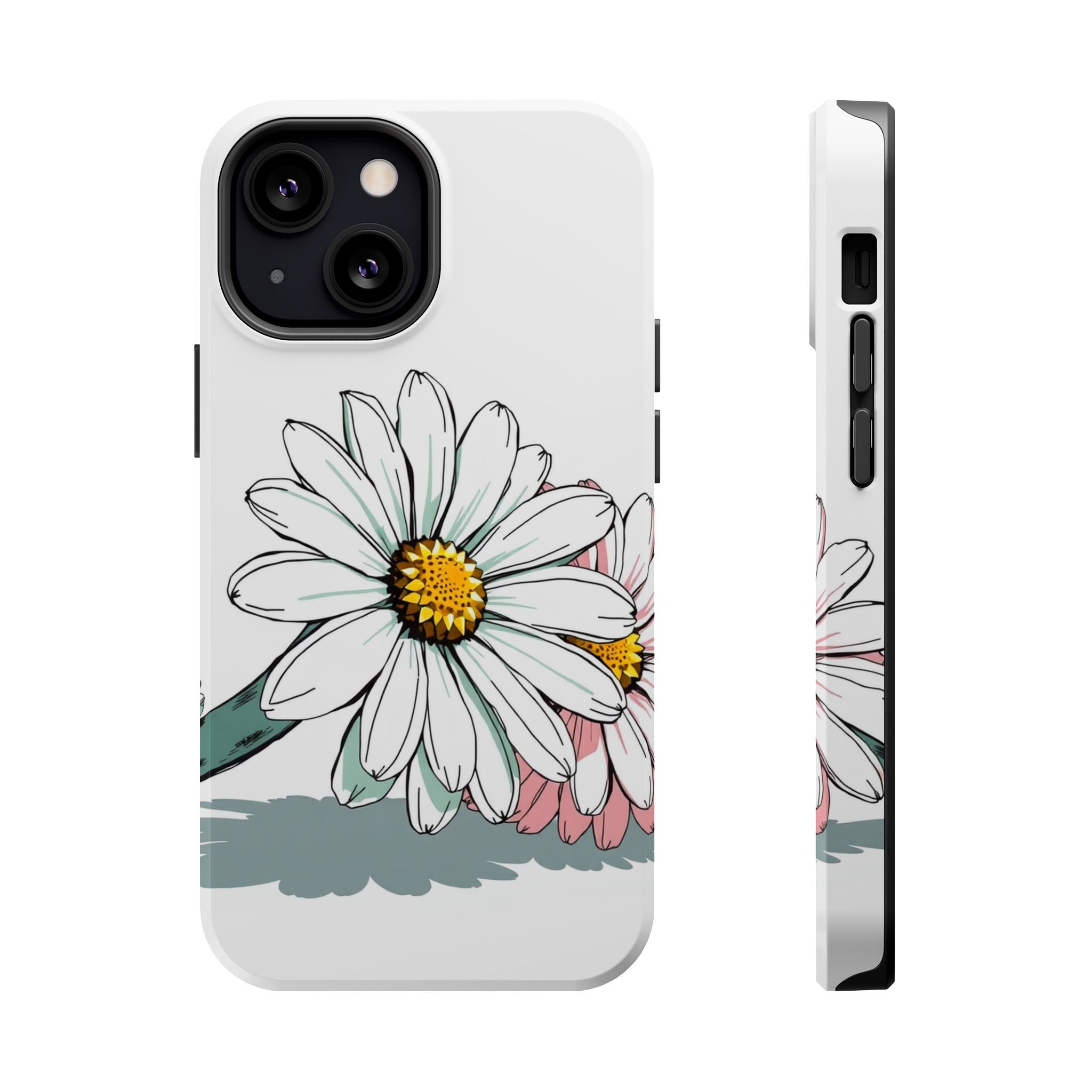 iPhone Daisy Chain Hand-Drawn Sketch Slim Everyday Designer Case · iPhone Case