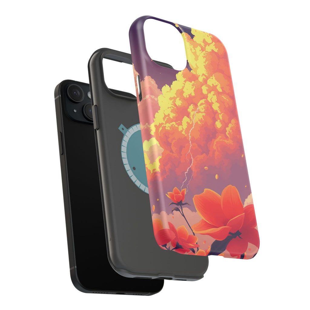 iPhone Sunset Amber And Peach Petal Storm Slim iPhone Everyday Designer · iPhone