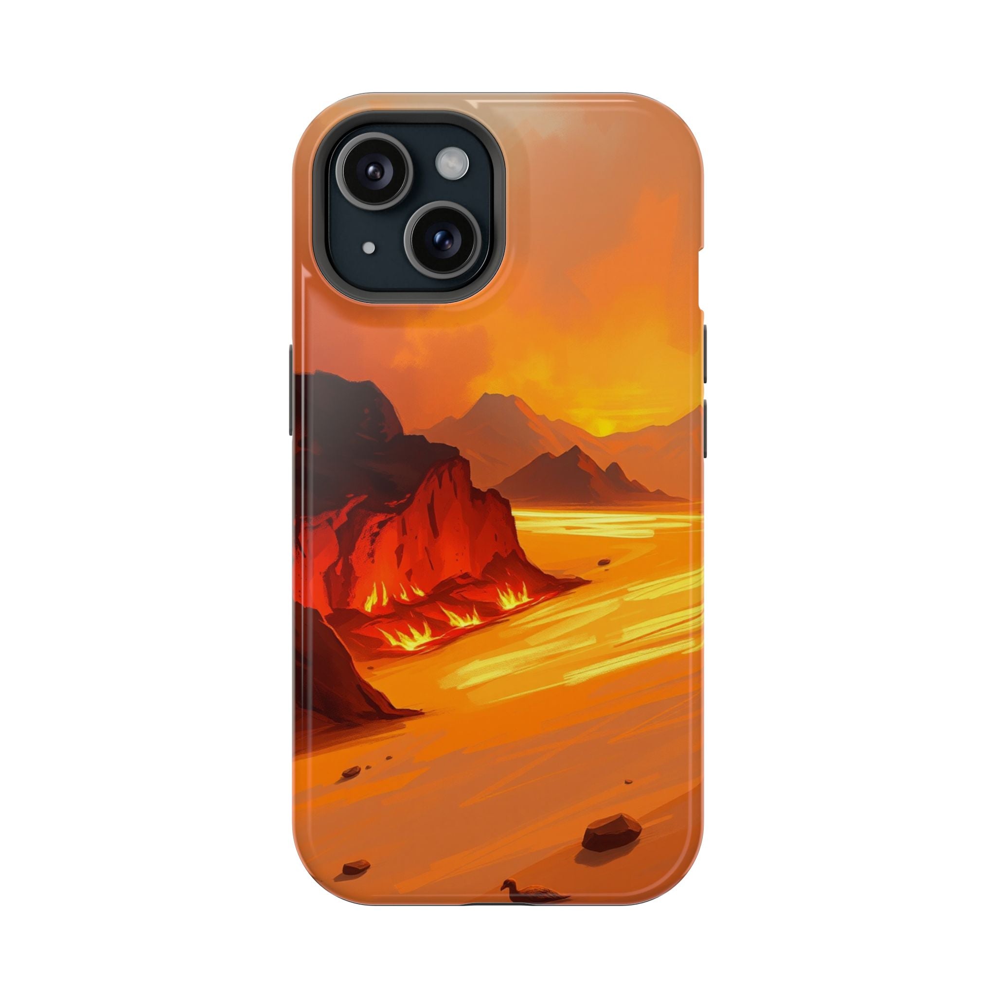 iPhone Burnt Orange And Sand Wildfire Glow Slim iPhone Everyday · iPhone Case