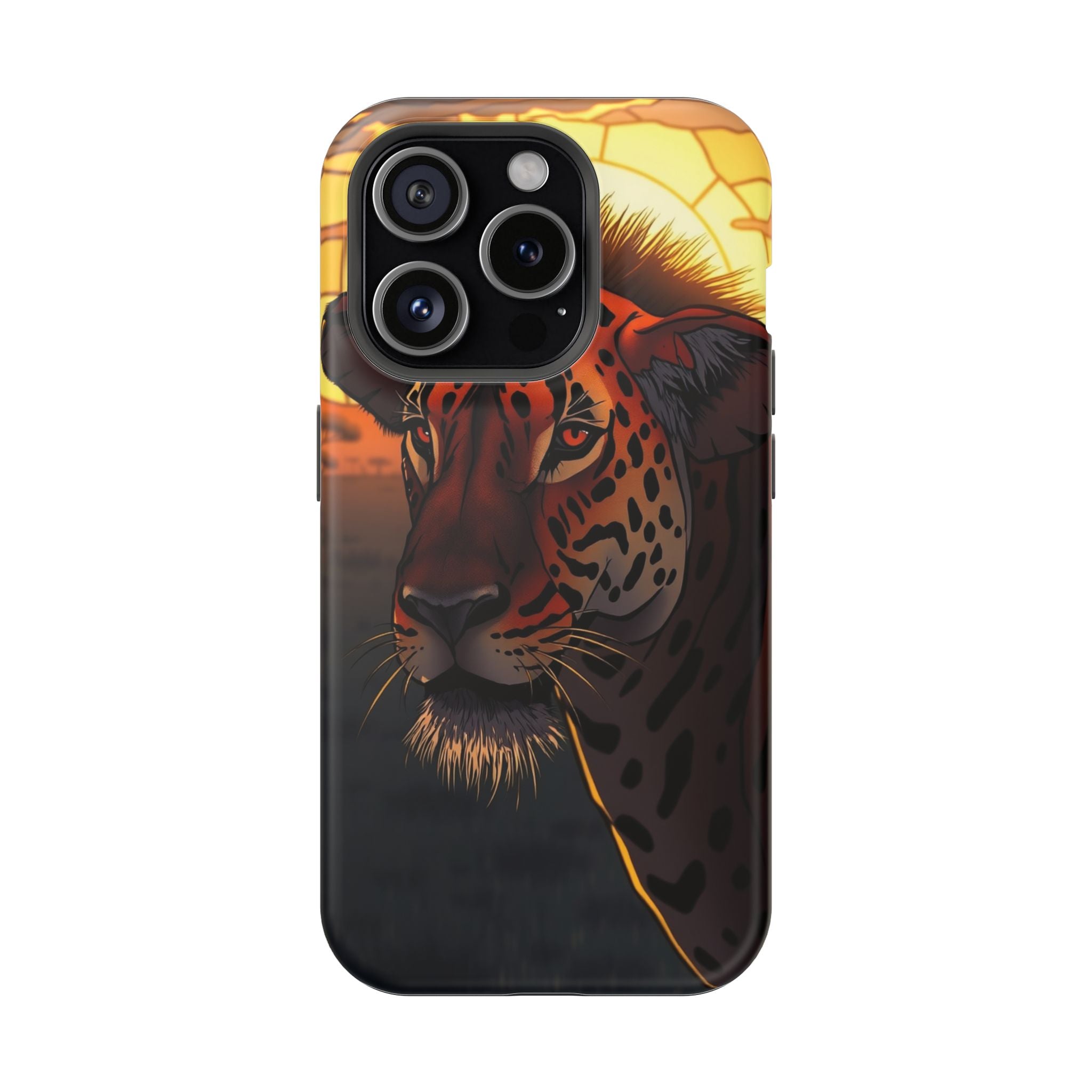 iPhone Savanna Horizon Stained Glass Slim Everyday Designer Case · iPhone Case