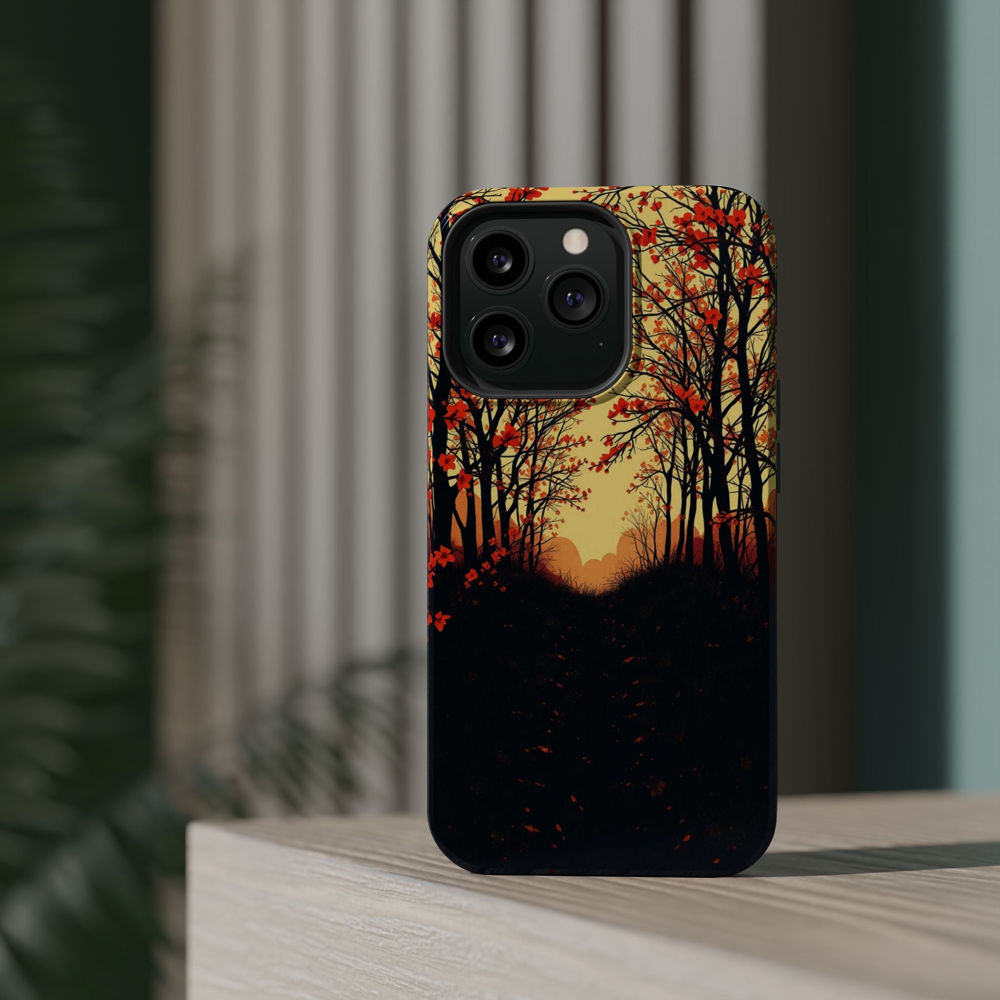 iPhone Dreamy Blossom Trail Design Bold Modern Everyday Snap Case · iPhone Case