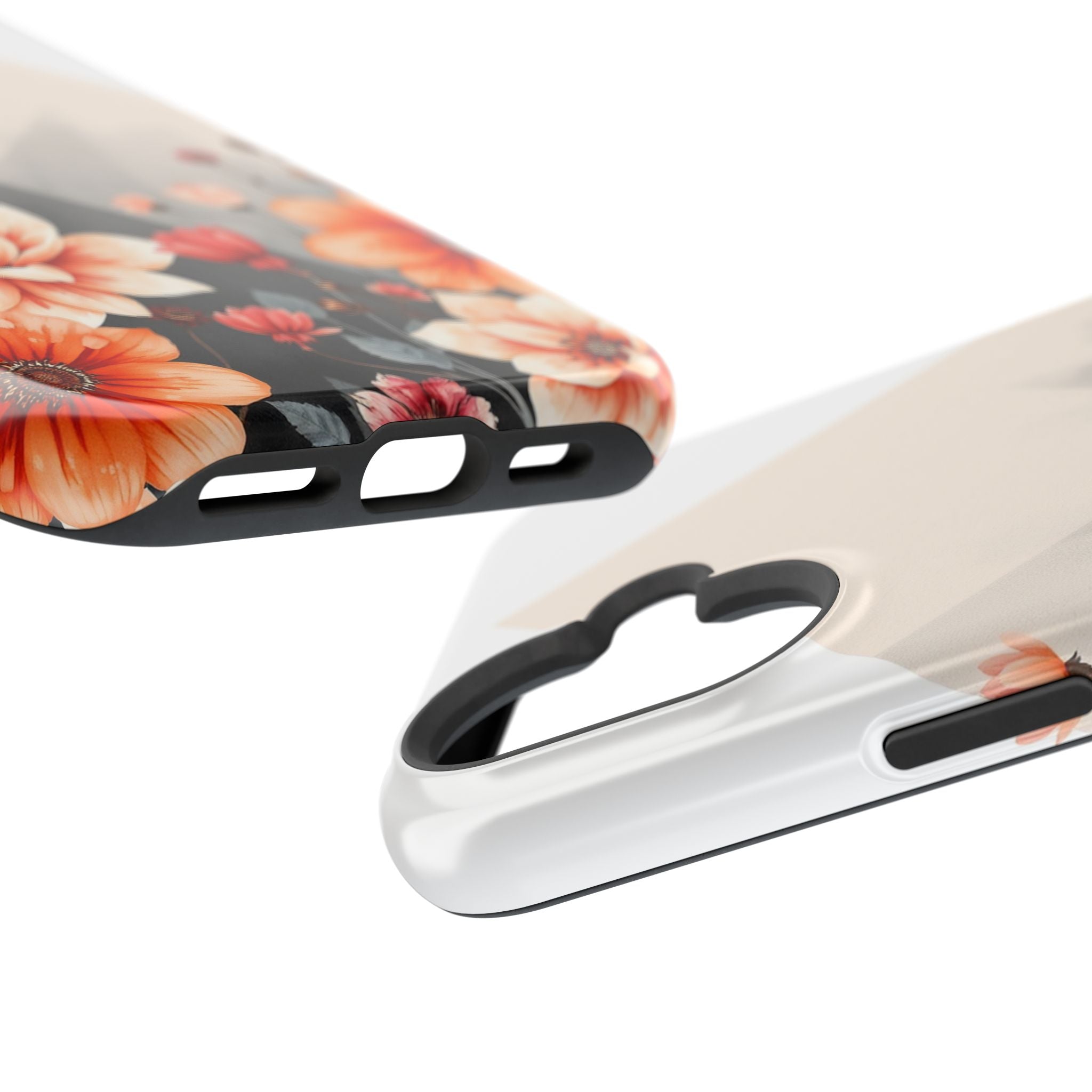 iPhone Floral Geometric Vibrant Design Slim Snap Case · iPhone Case