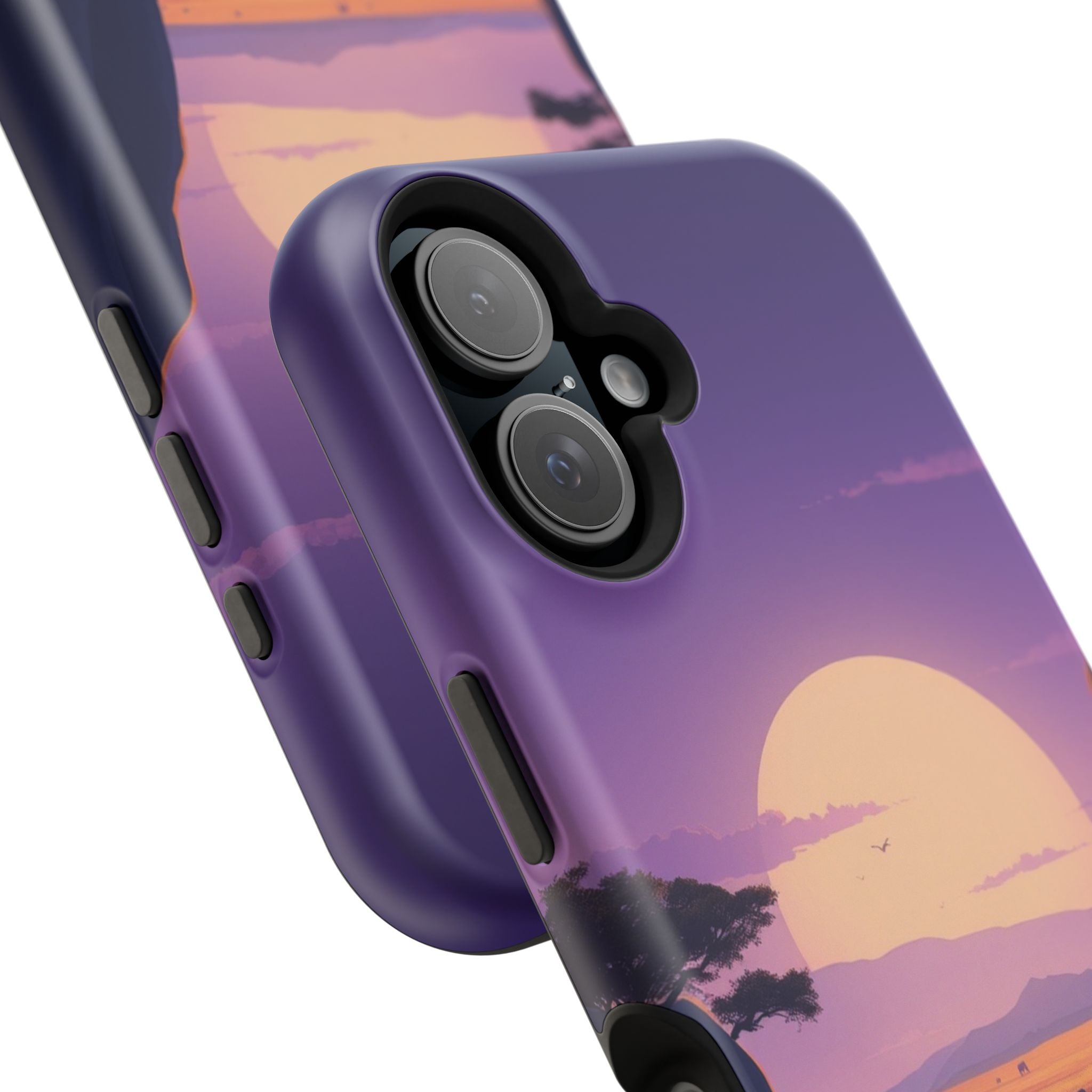 iPhone Lavender And Pearl Savanna Horizon Slim iPhone 18 Everyday · iPhone Case