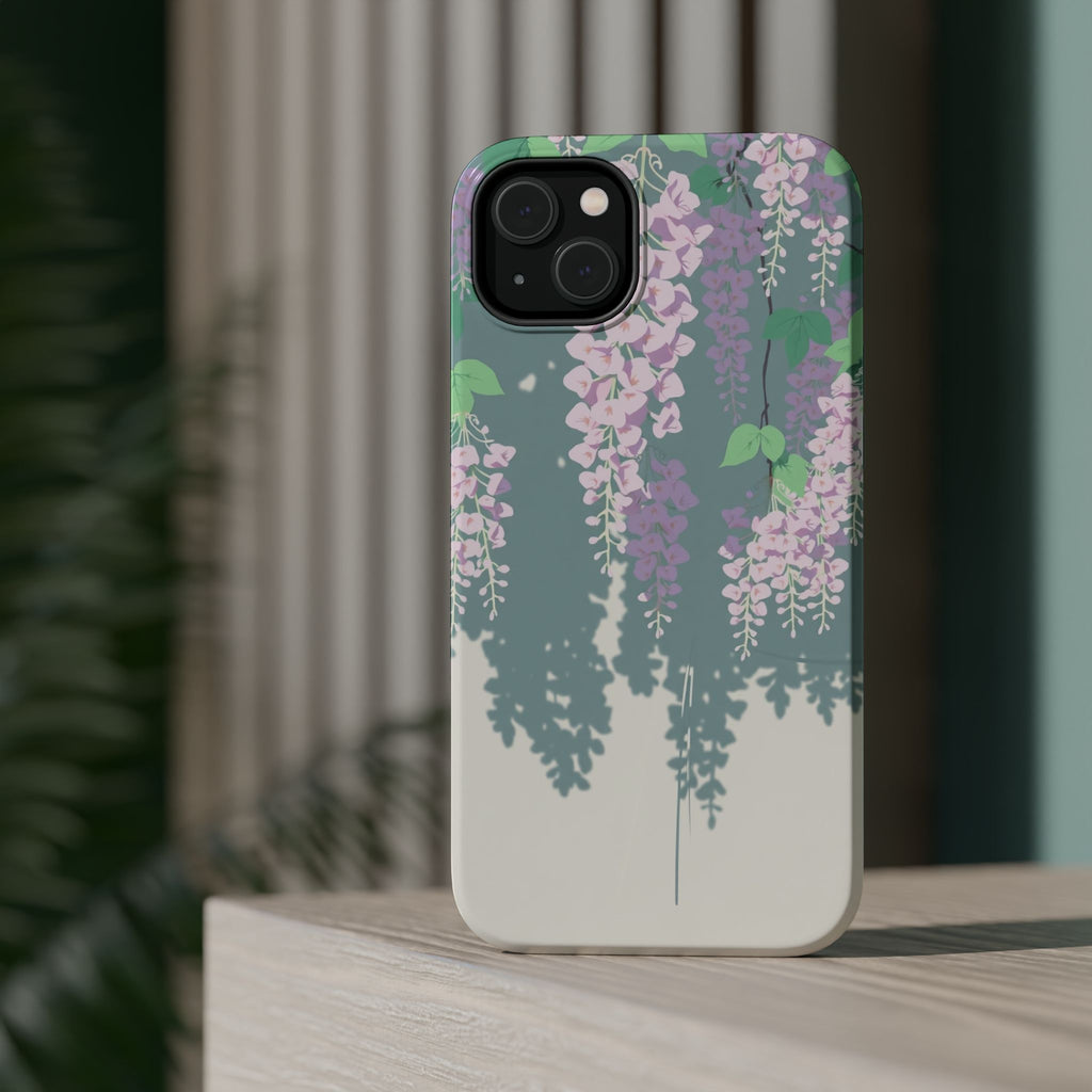 iPhone Dreamy Wisteria Cascade Design Slim Everyday Designer Case · iPhone Case
