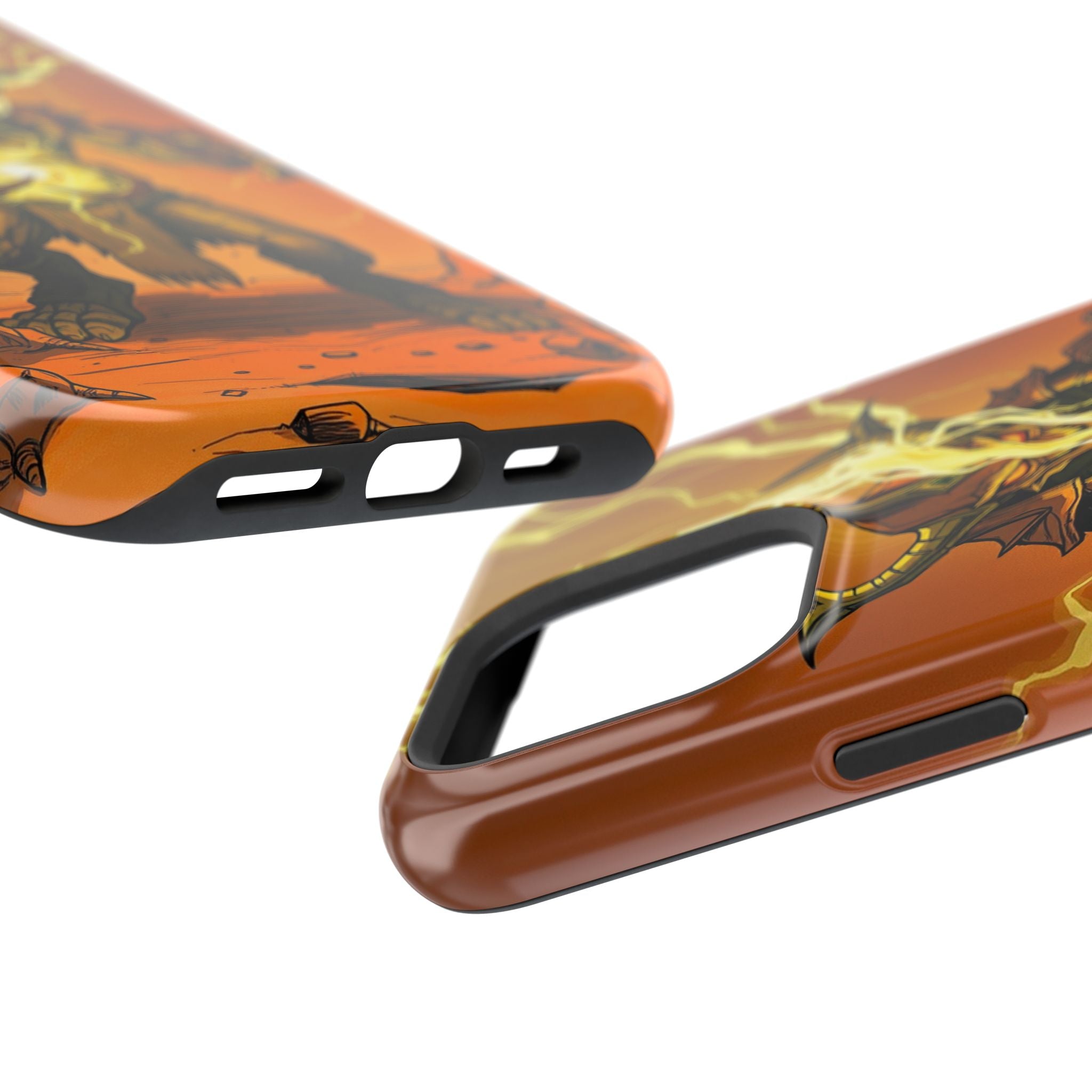 iPhone Burnt Orange And Sand Chaos Goblin Energy Clean Minimal Snap Case · iPhon