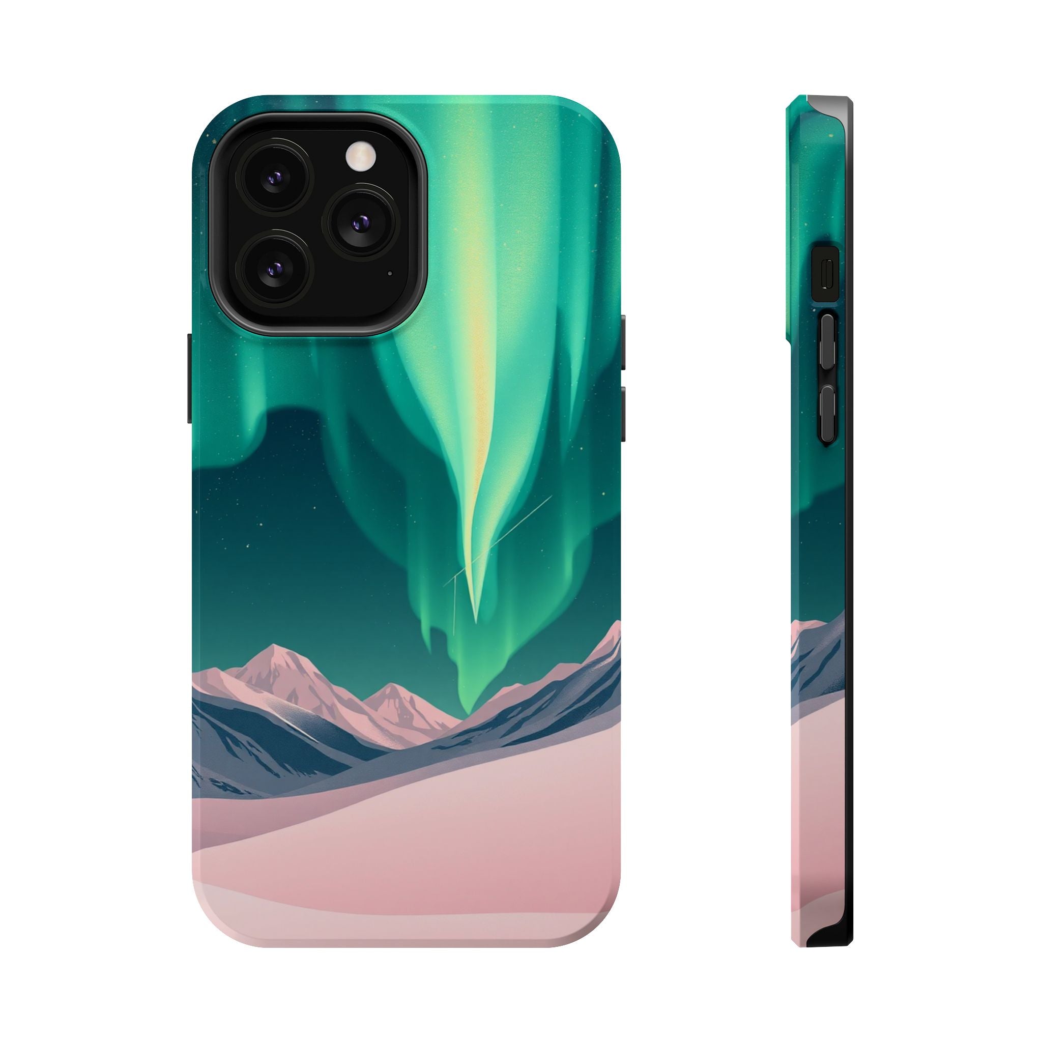 iPhone Mint And Blush Northern Lights Slim Everyday iPhone 14 Designer · iPhone