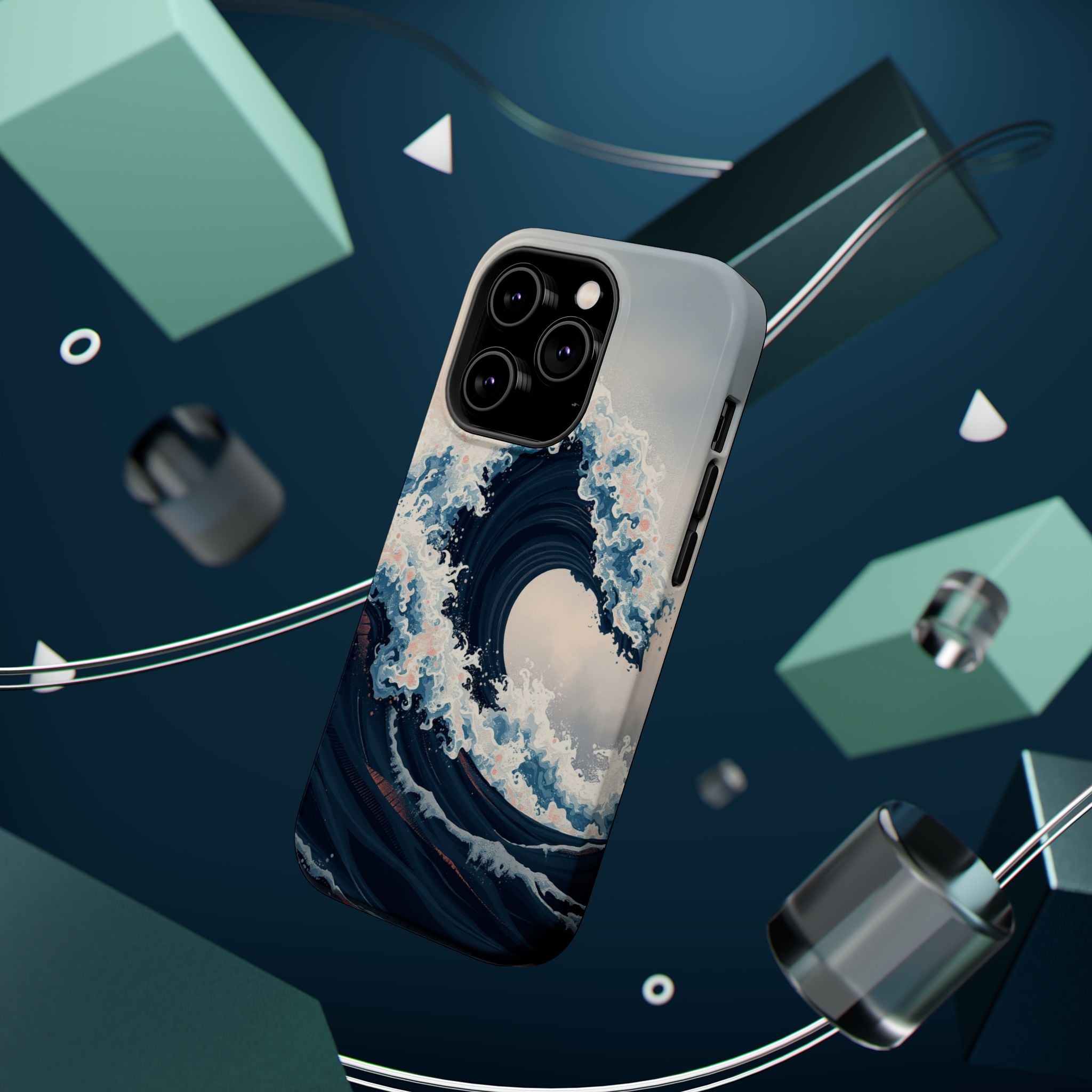 iPhone Ocean Wave Crash Grunge Distressed Slim iPhone Everyday Designer · iPhone
