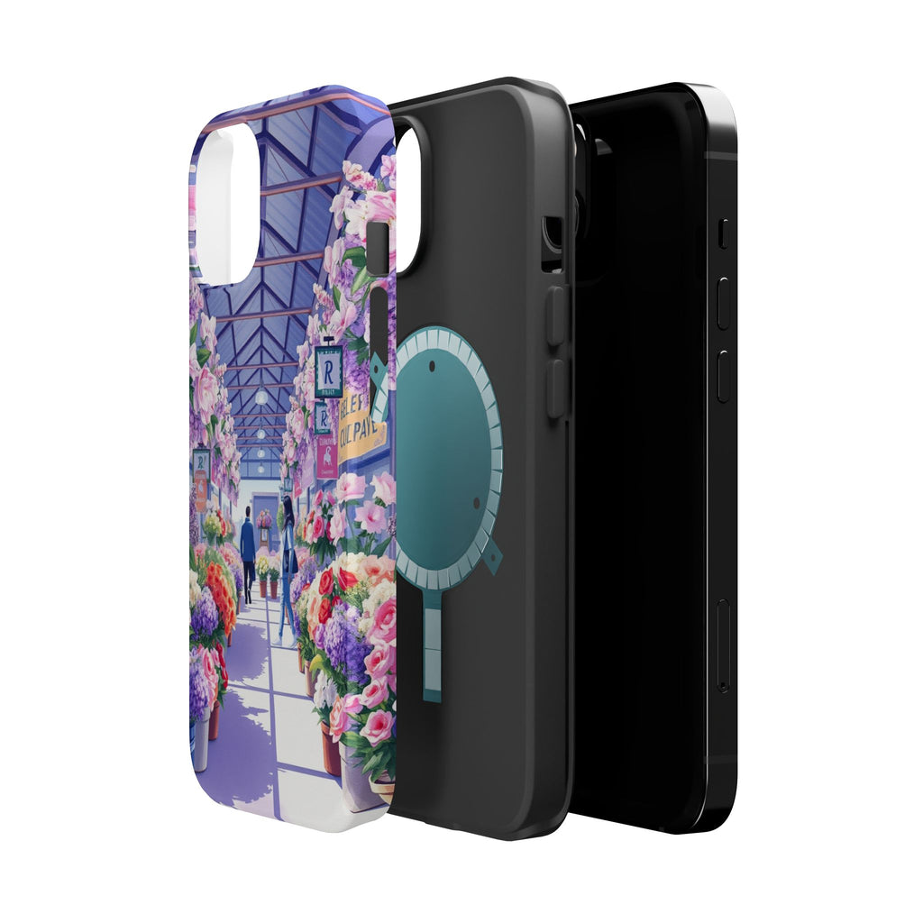 iPhone Flower Market Cinematic Art Clean Minimal Snap Cas Slim Snap Case · iPhon