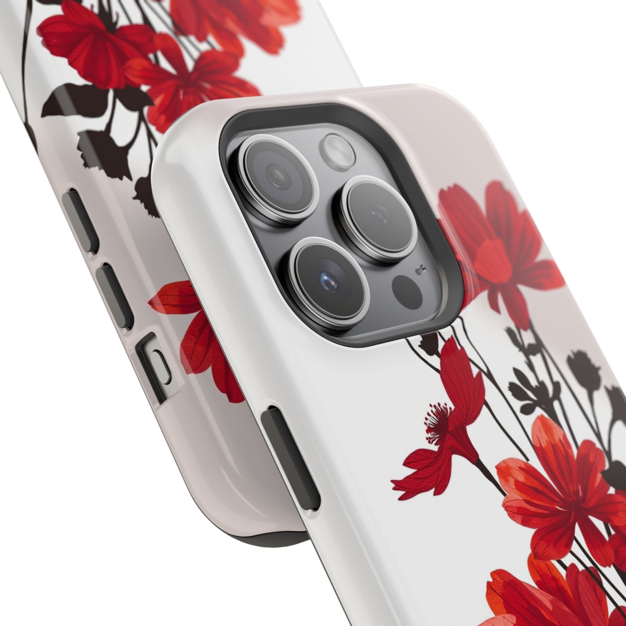 iPhone Floral Silhouette Cinematic Art Slim Snap Case · iPhone Case