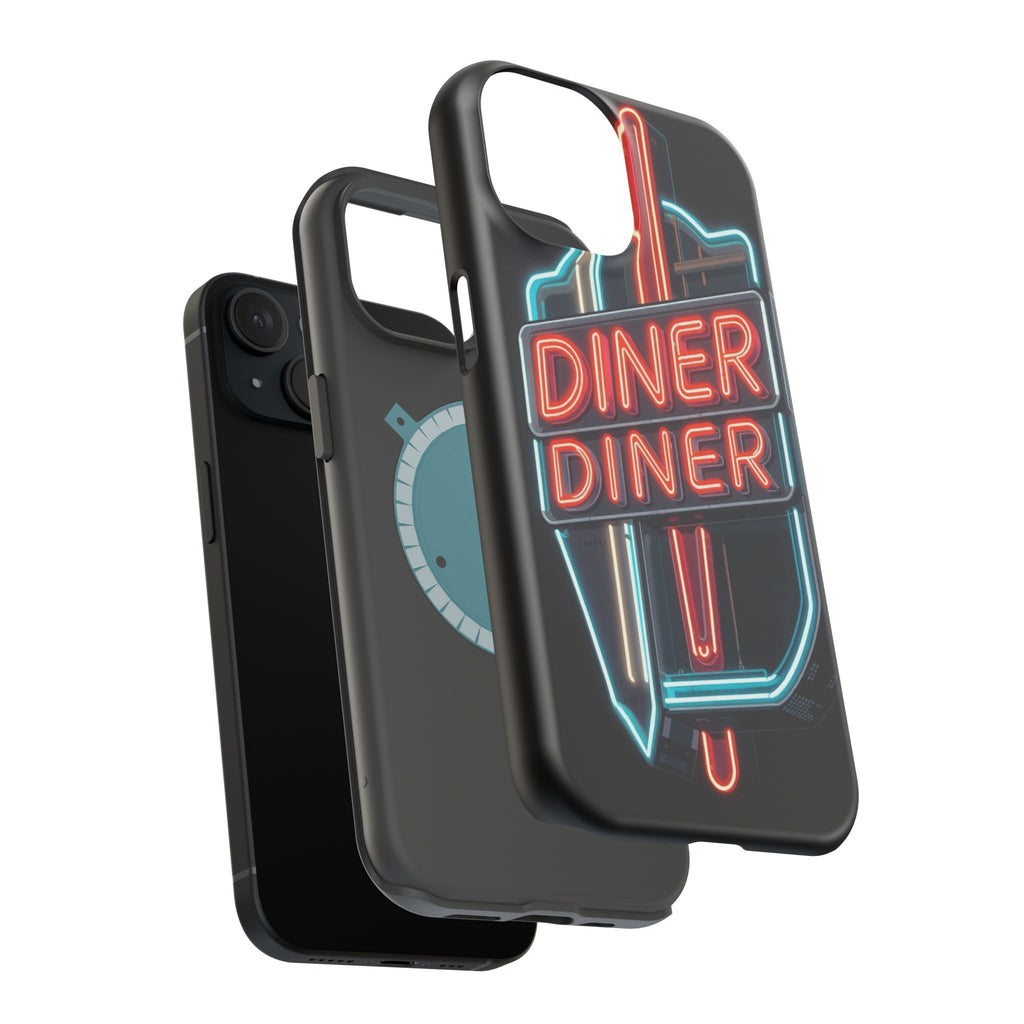 iPhone Neon Diner Sign Electric Art Slim Everyday Designer Case · iPhone Case