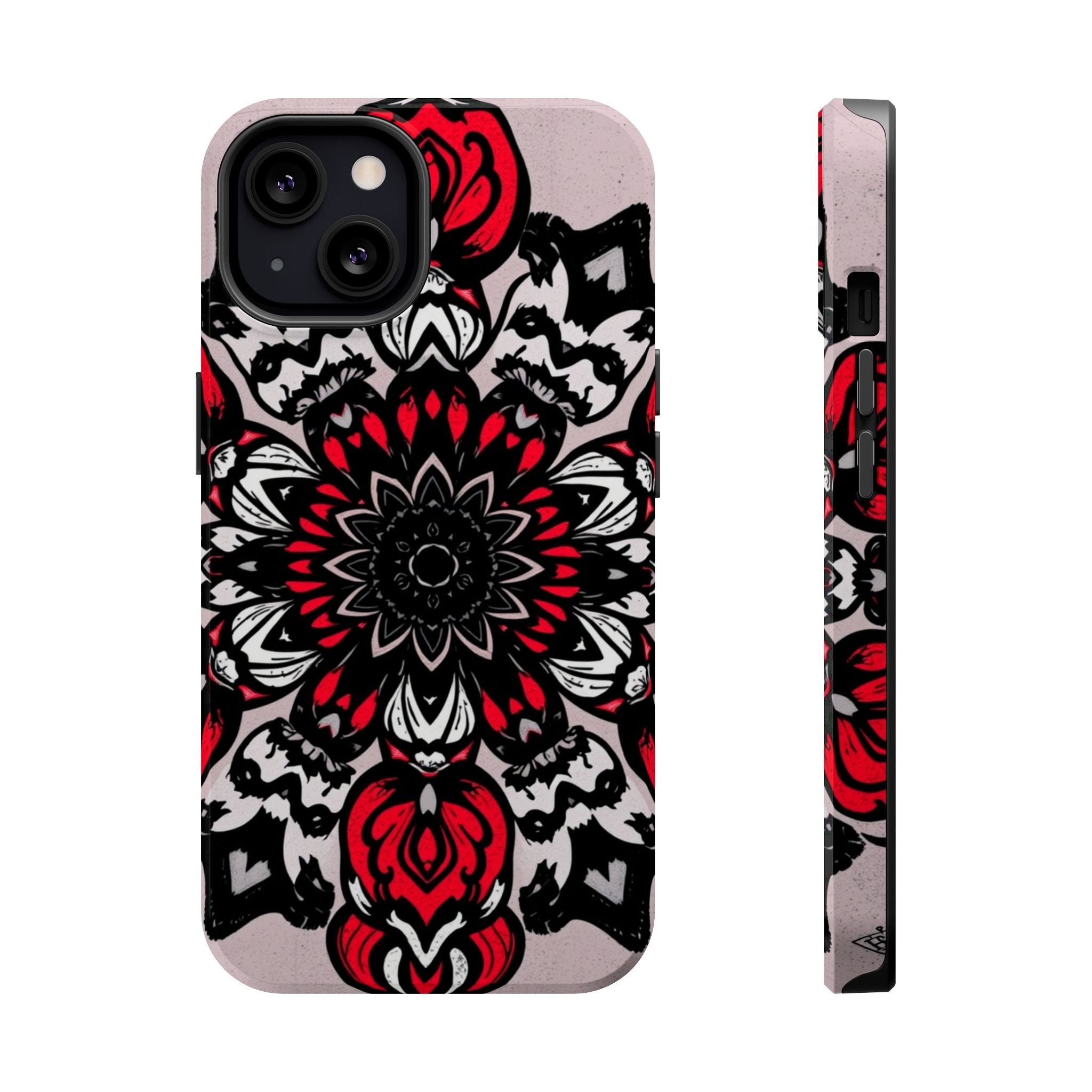 iPhone Floral Mandala Bold Art Slim Everyday Designer Case · iPhone Case