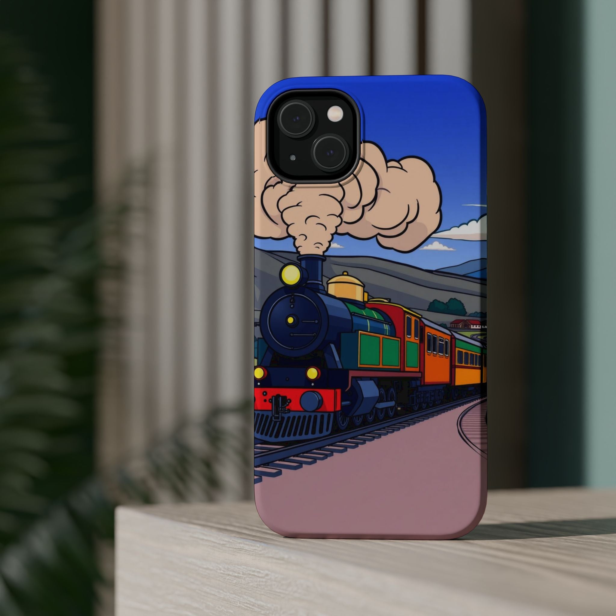 iPhone Steam Locomotive Puff Kids Fun iPhone Phone Case Gift Slim · iPhone Case