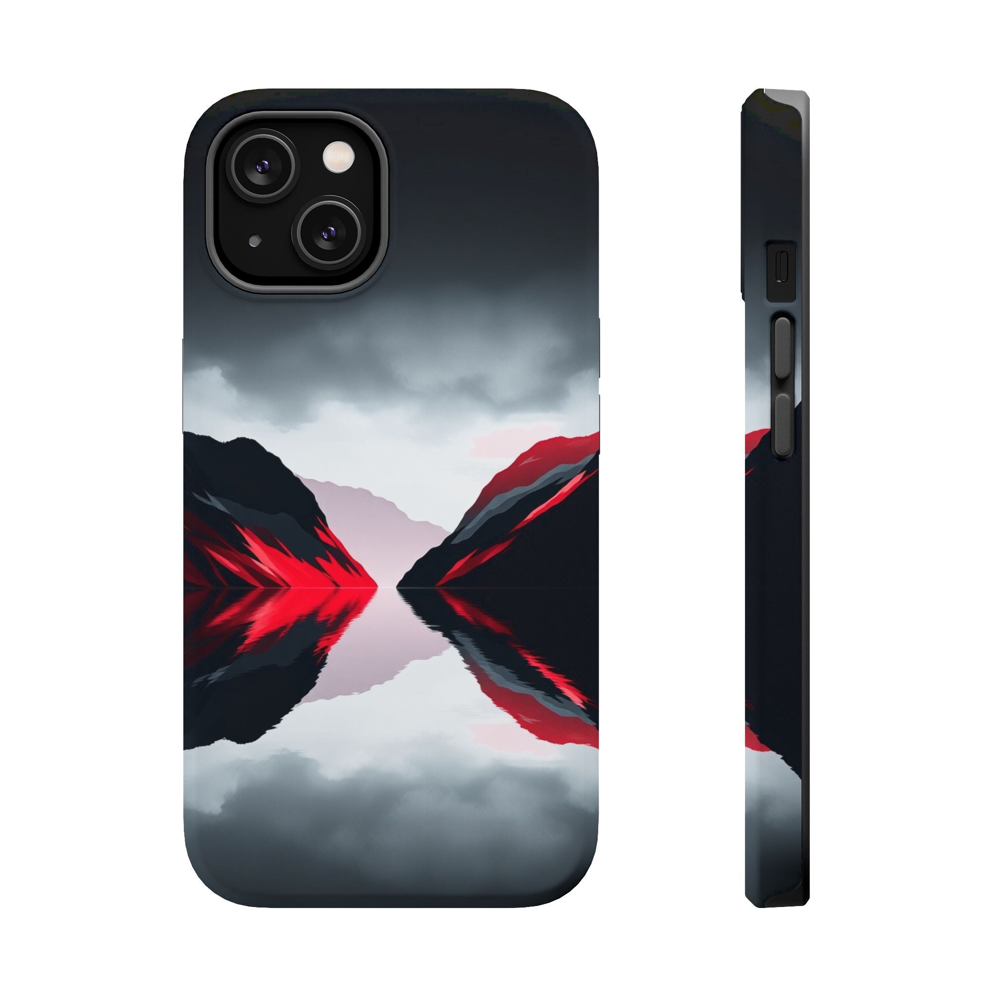 iPhone Vibrant Fjord Reflection Design Slim Everyday Designer Case · iPhone Case