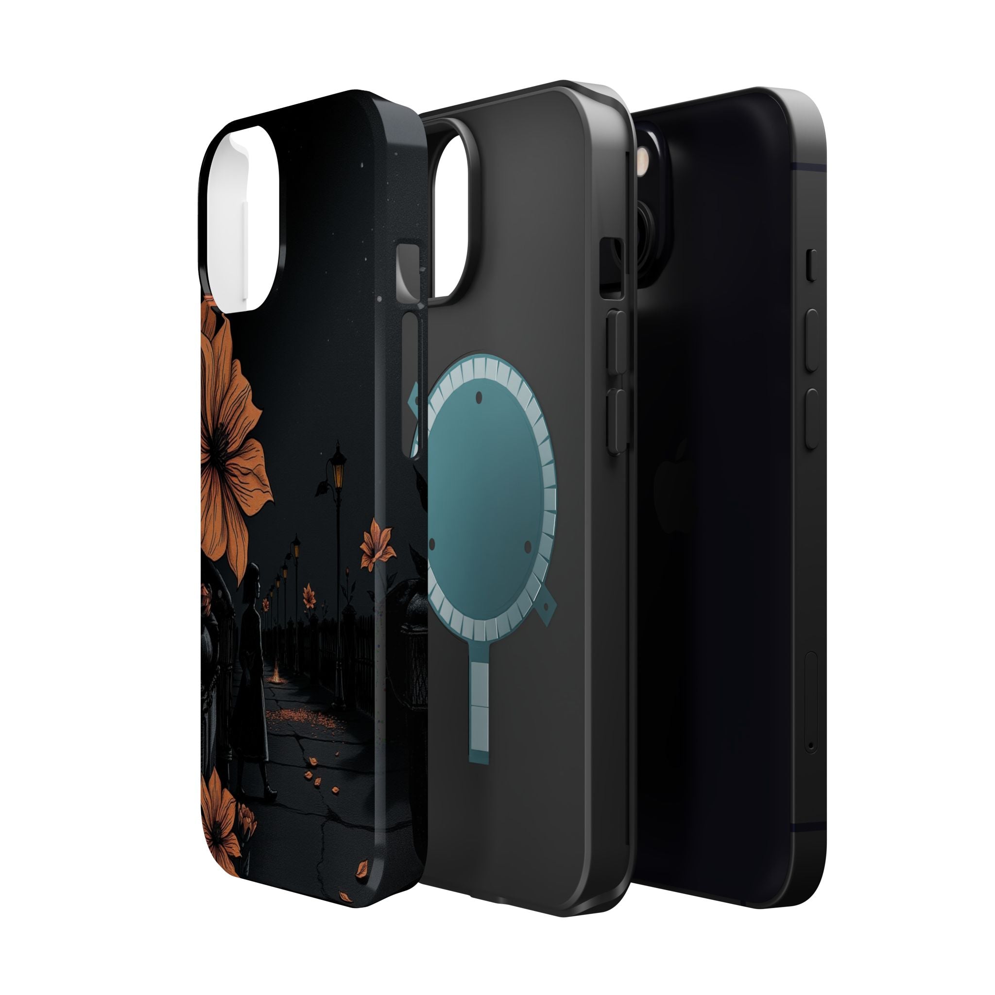iPhone Night Bloomer Electric Art Bold Modern Everyday Snap Case · iPhone Case