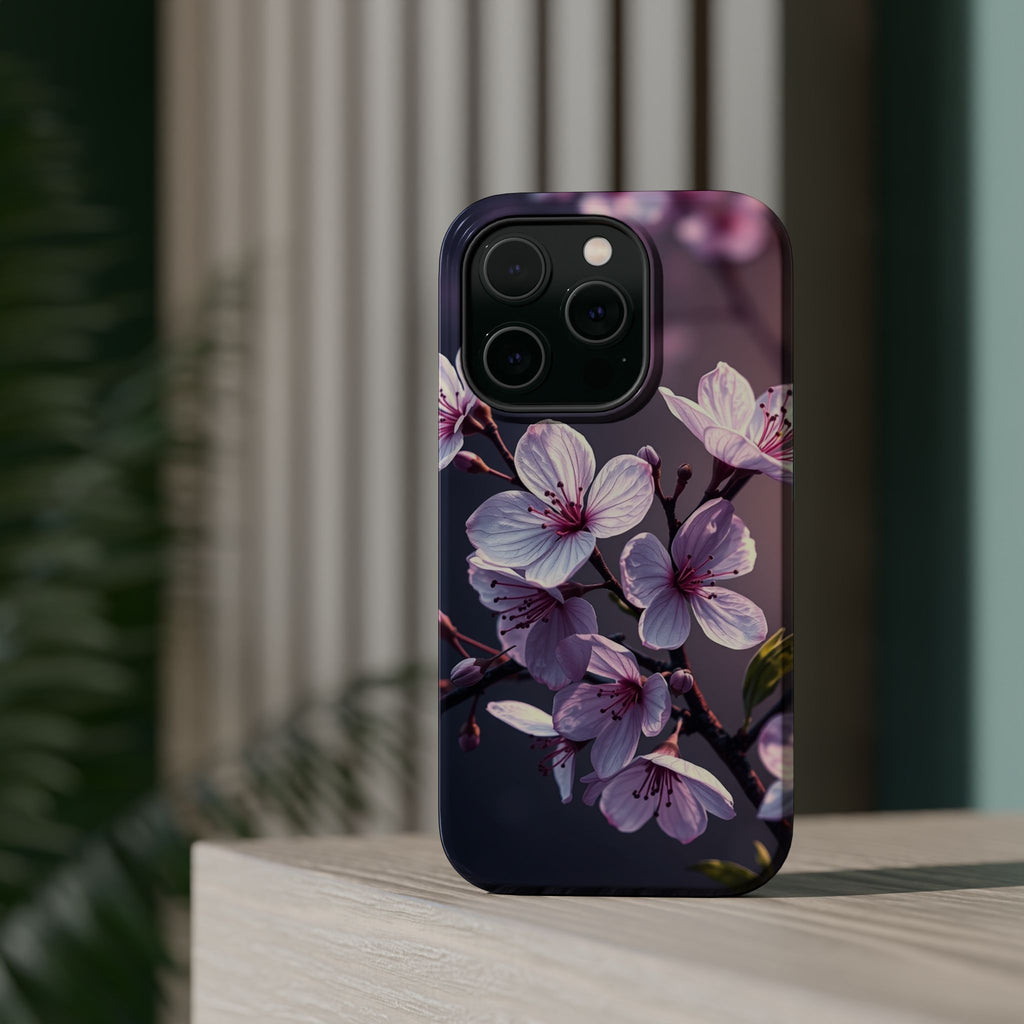 iPhone Cherry Blossom Enchanted Art Artistic Everyday Cas Slim Snap Case · iPhon