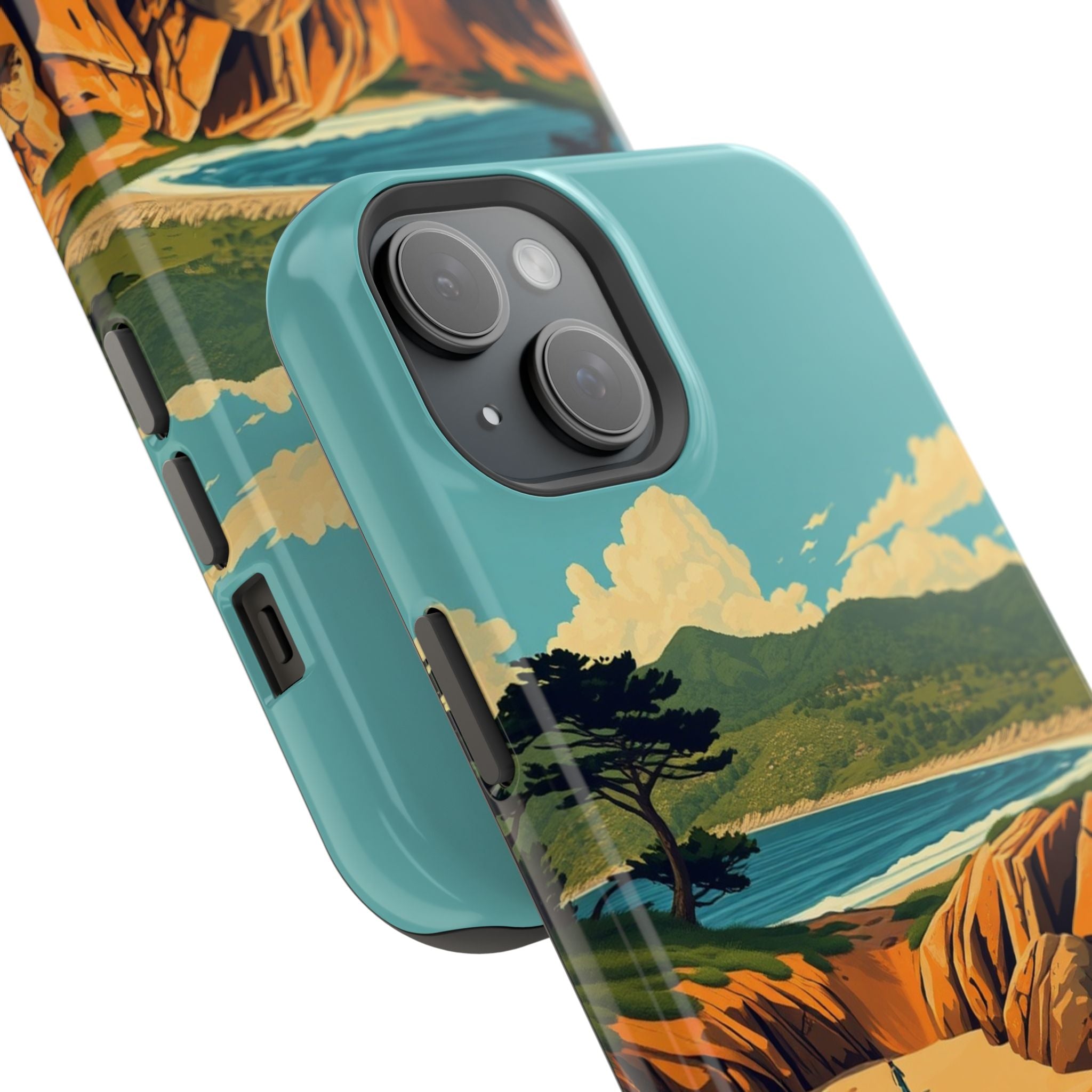 iPhone Pebble Beach Vintage Retro Poster Slim Everyday iPhone Designer · iPhone