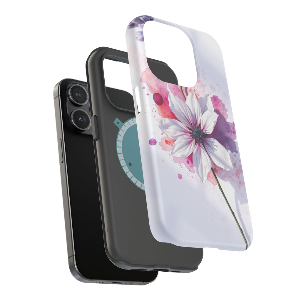 iPhone Floral Watercolor Splash Bold Art Slim Everyday iPhone 15 · iPhone Case