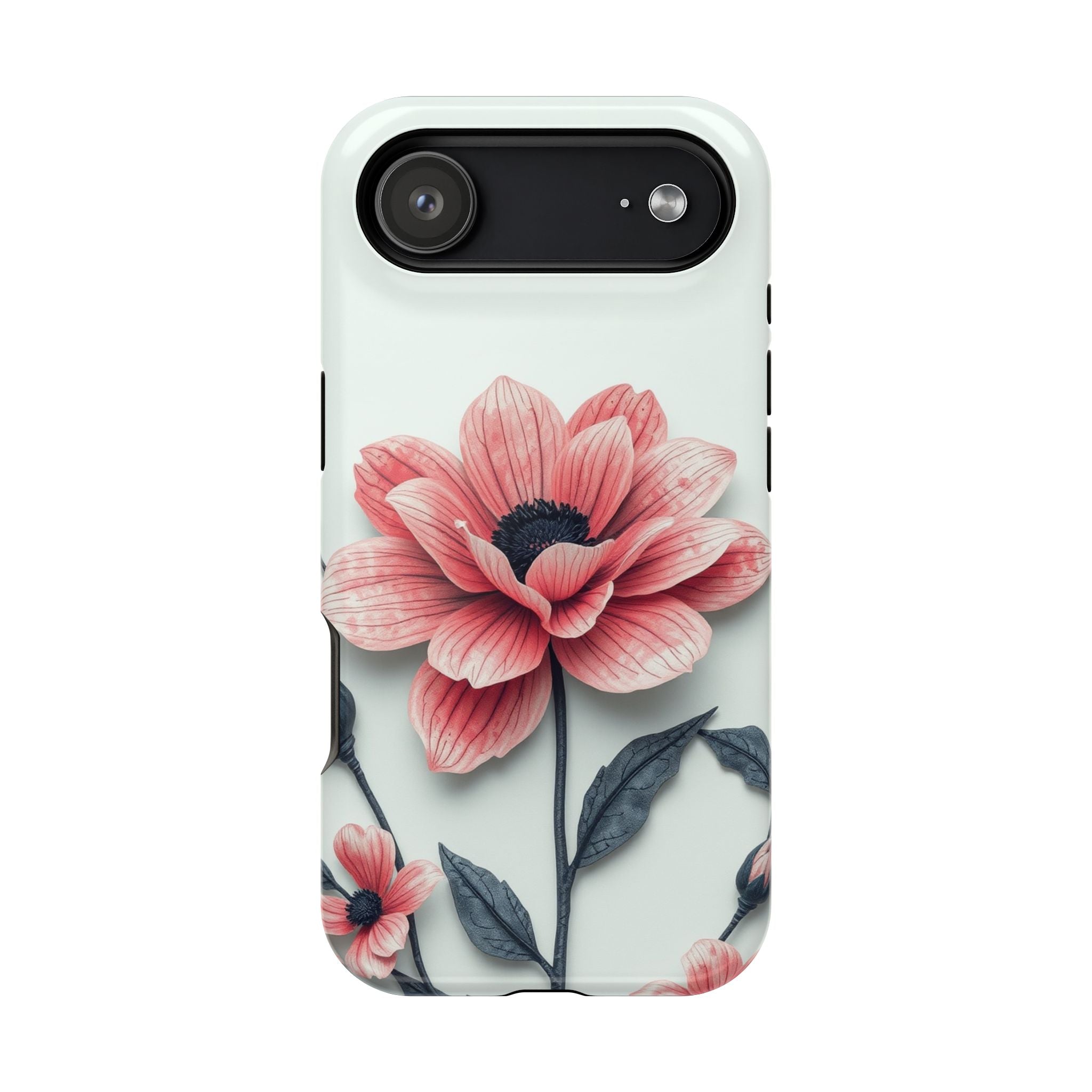 iPhone Dreamy Floral Ink Wash Design Slim Everyday iPhone 12 Designer · iPhone C