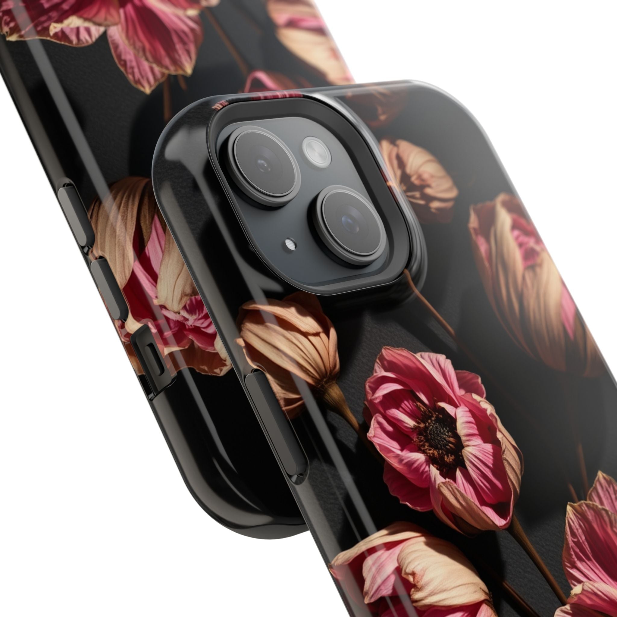 iPhone Dried Flower Flat Lay Electric Art Slim Snap Case · iPhone Case