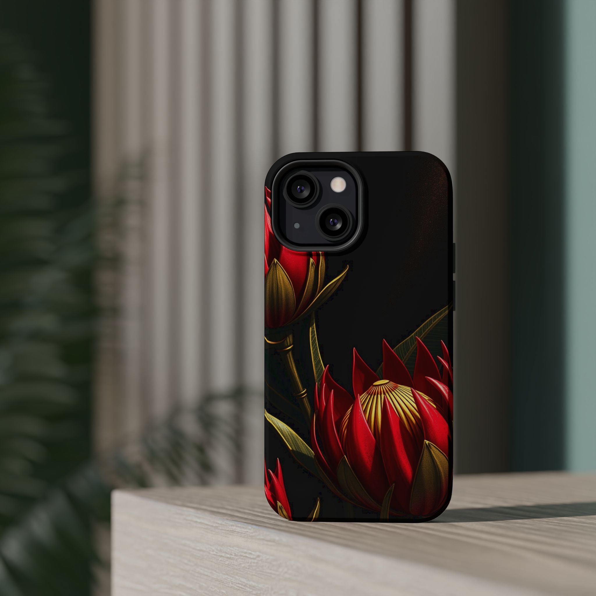 iPhone Protea Bold Gold Foil Luxury Slim Everyday Designer Case · iPhone Case
