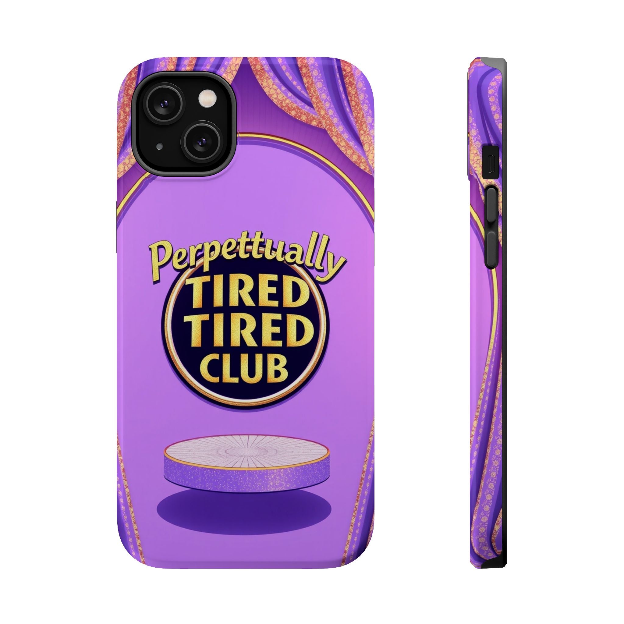 iPhone Perpetually Tired Club Bold Art Slim Everyday Designer Case · iPhone Case