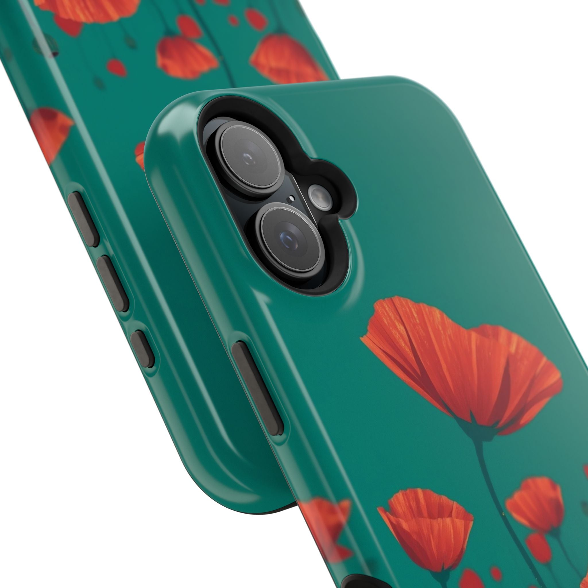 iPhone Earthy Poppy Field Design Bold Modern Everyday Snap Case · iPhone Case