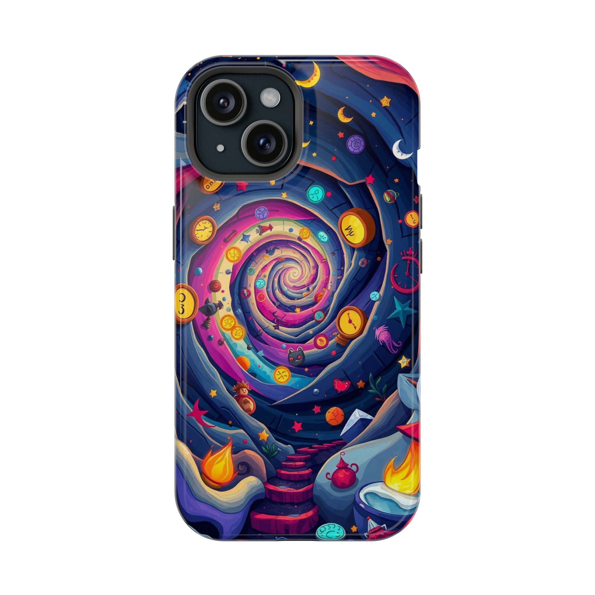 iPhone Time Portal Swirl Kids Fun iPhone Phone Case Gift Clean Minimal · iPhone