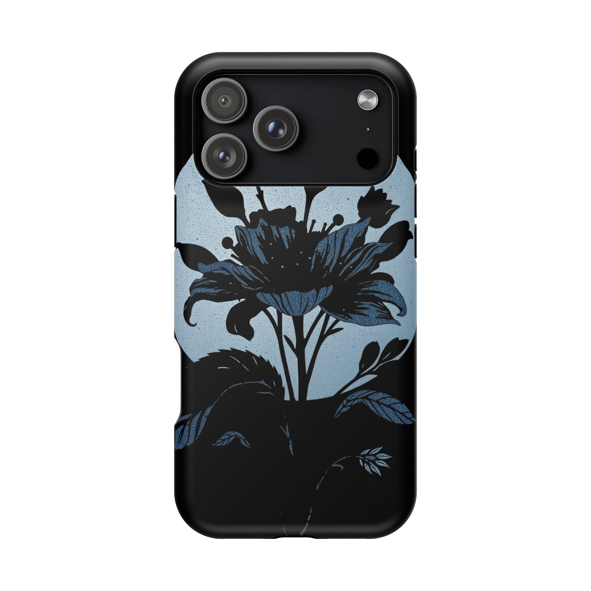 iPhone Radiant Floral Silhouette Design Slim Everyday Designer Case · iPhone Cas