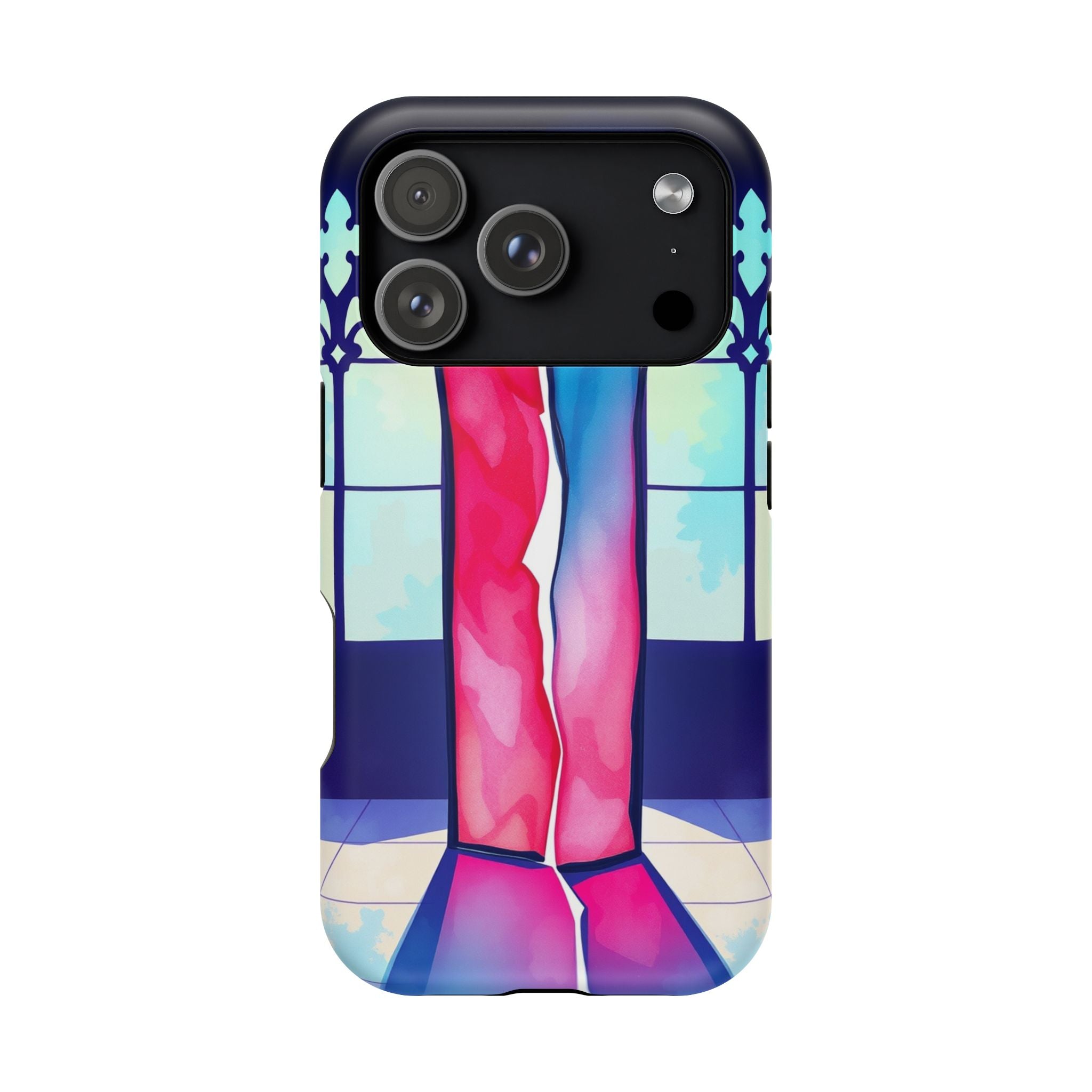 iPhone Stained Glass Break Electric Art Slim Everyday iPhone Designer · iPhone C