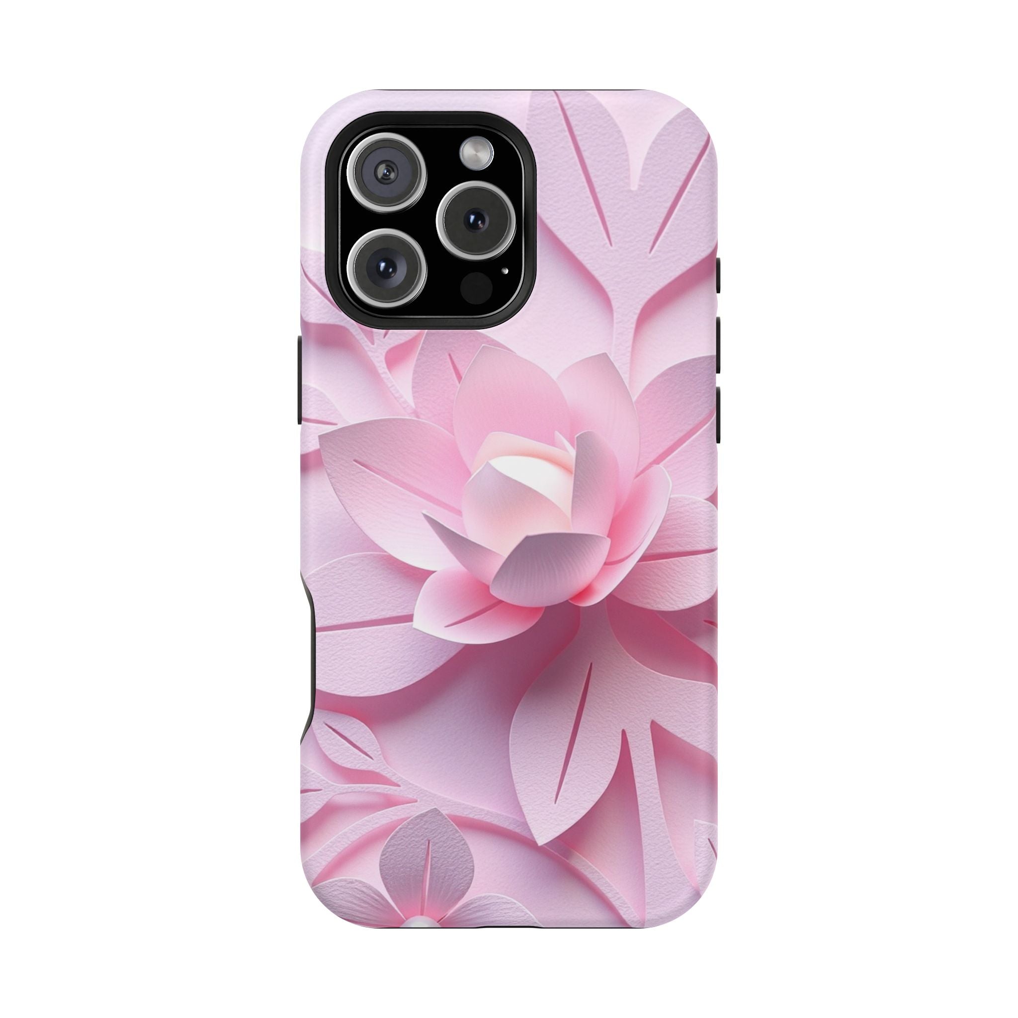 iPhone Floral Geometric Paper Cut Art Slim Everyday Designer Case · iPhone Case