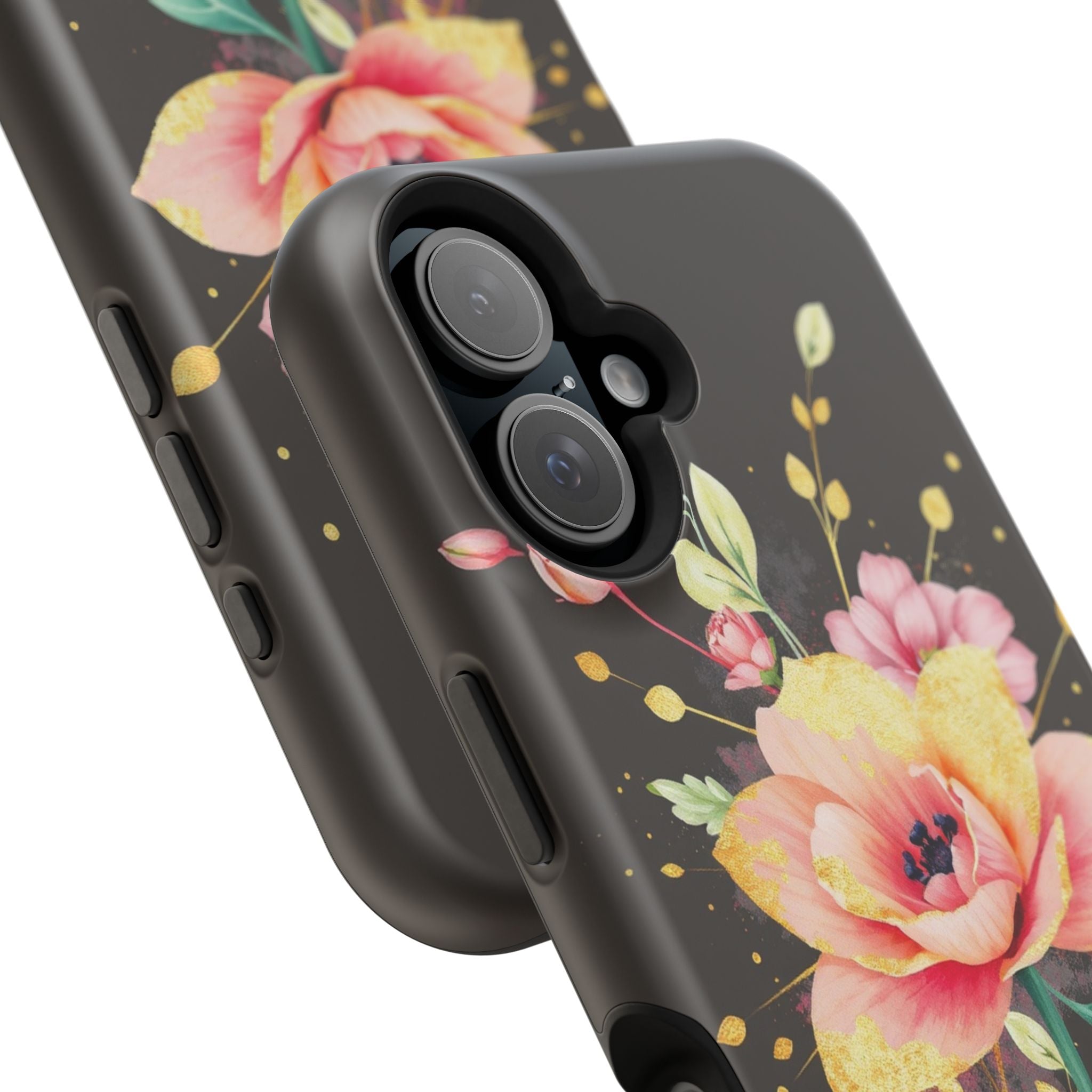 iPhone Earthy Floral Watercolor Splash Design Clean iPhone 14 Minimal · iPhone C
