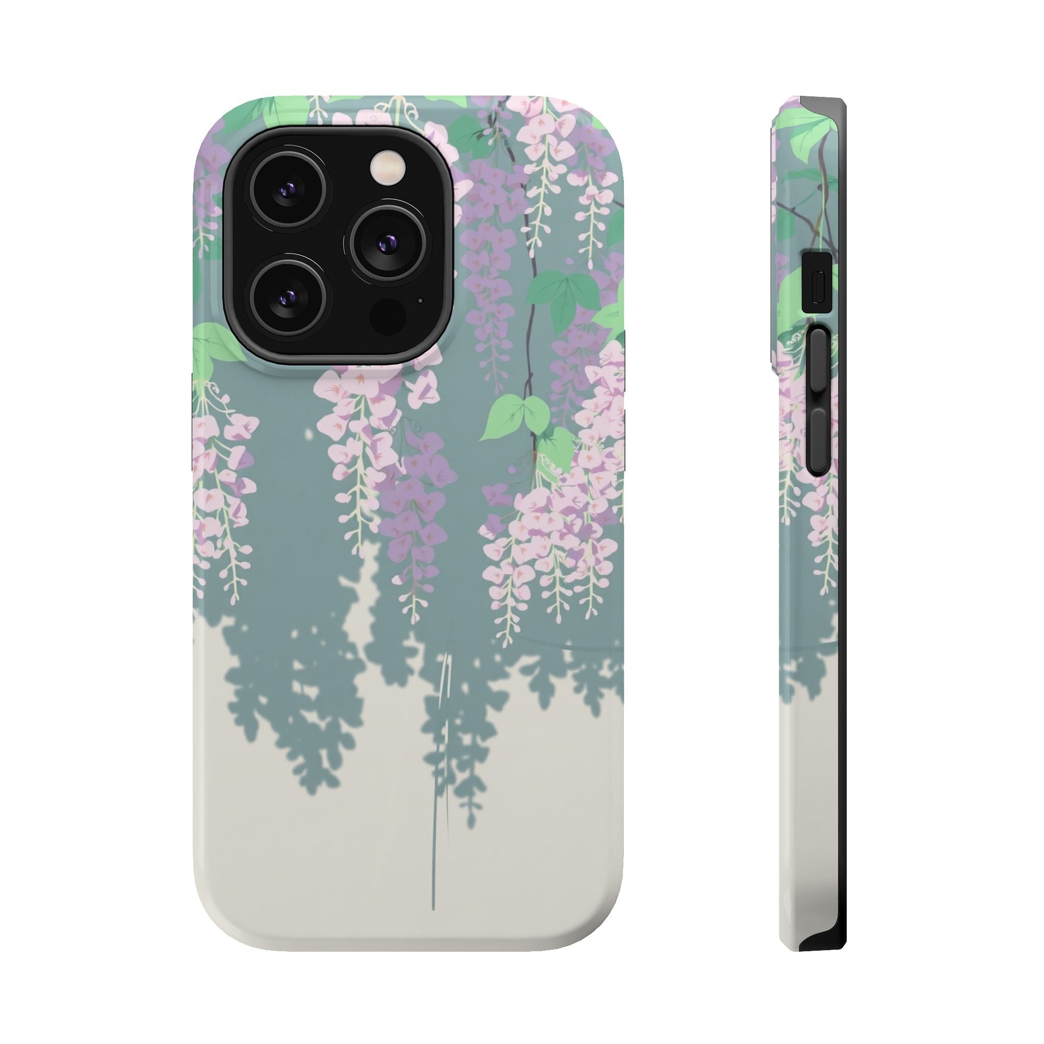 iPhone Dreamy Wisteria Cascade Design Slim Everyday Designer Case · iPhone Case