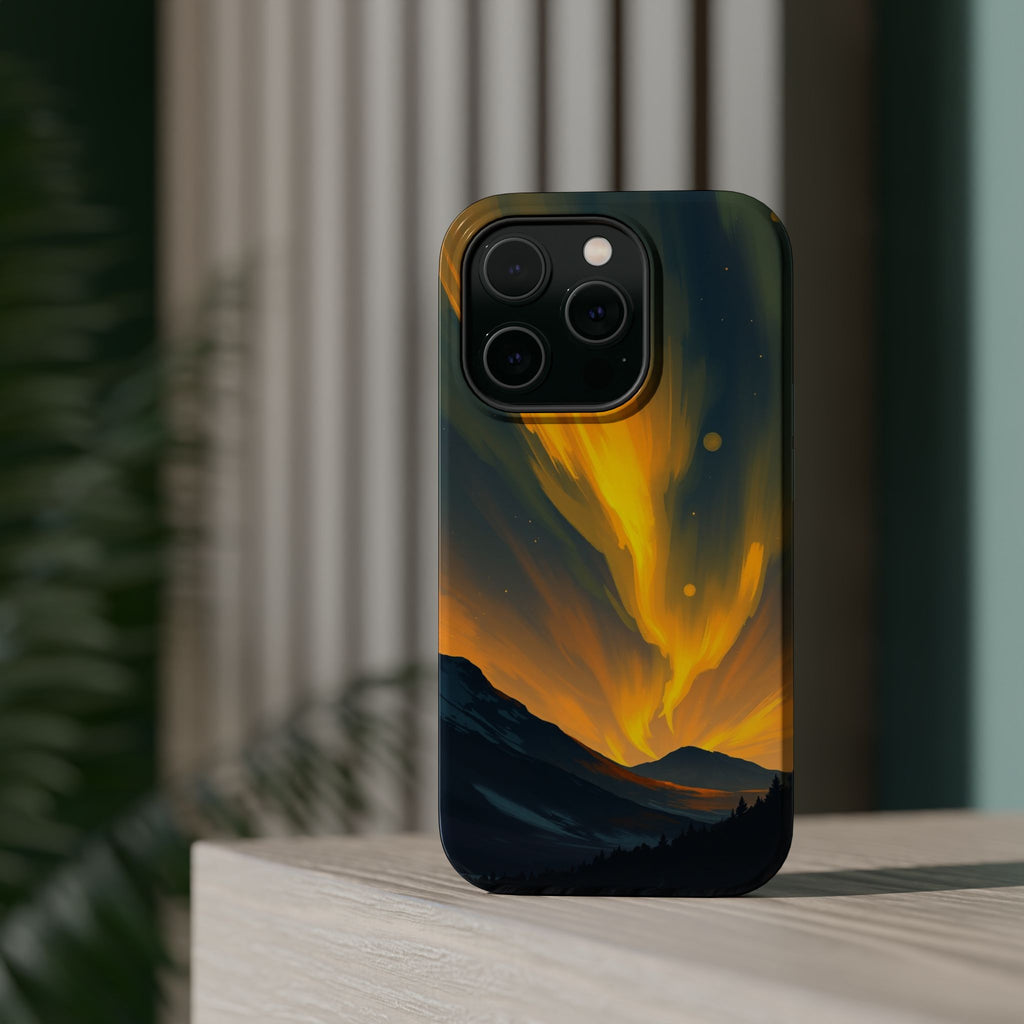 iPhone Serene Northern Lights Design Slim Everyday Designer Case · iPhone Case
