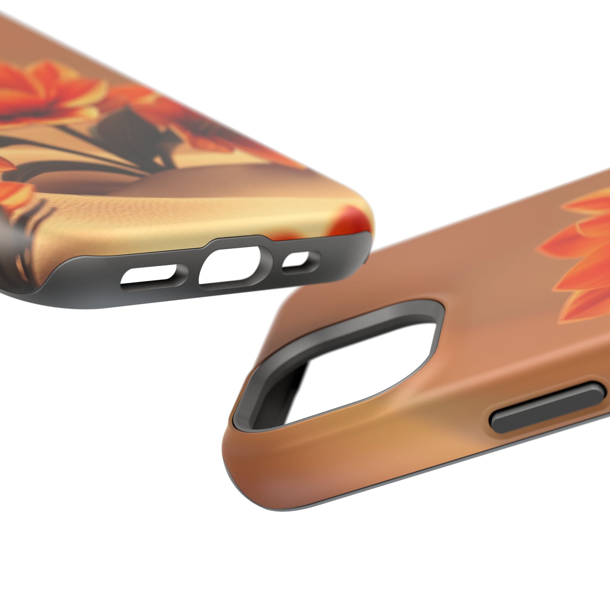 iPhone Floral Geometric 3D Digital Bold Modern Everyday Snap Case · iPhone Case