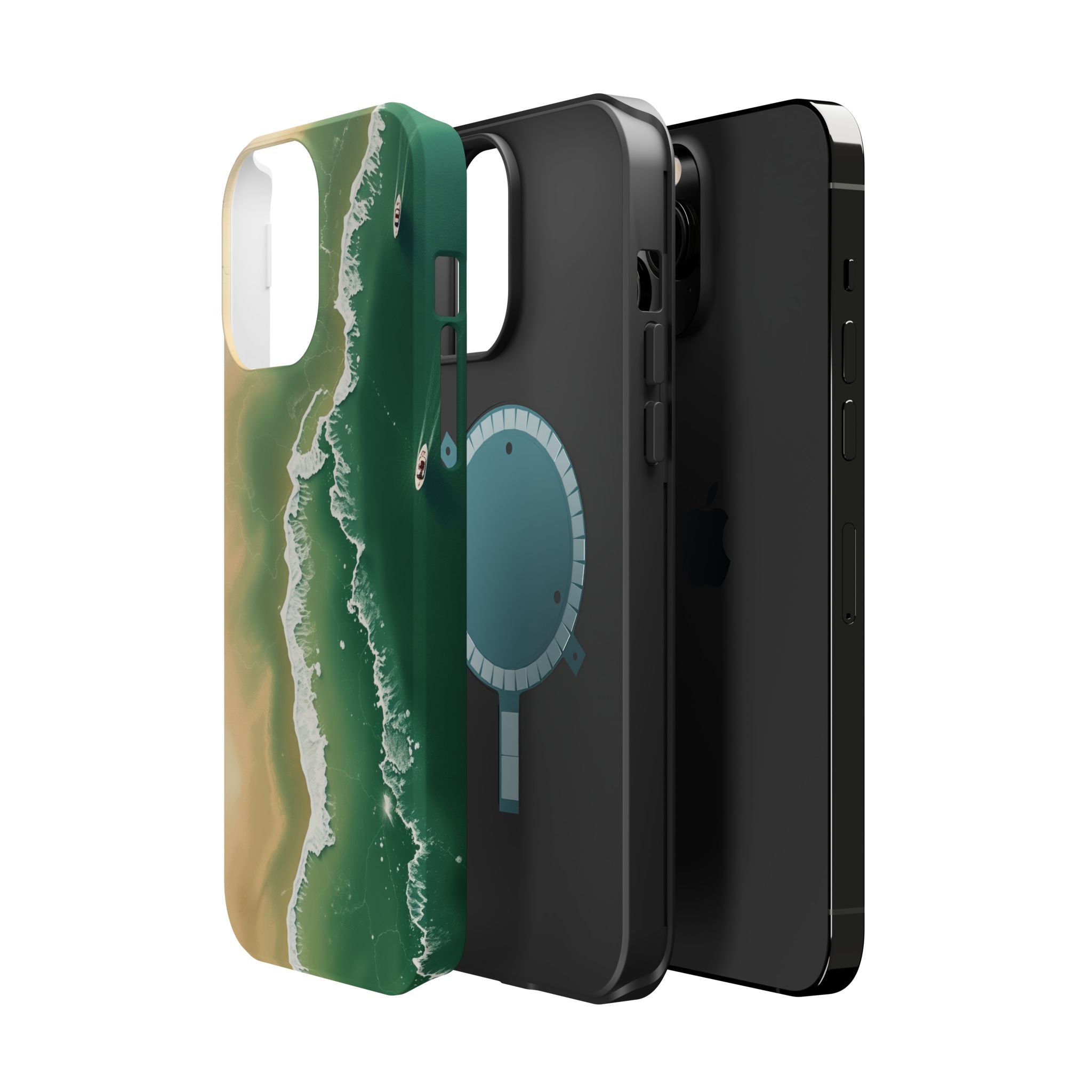iPhone Shoreline Aerial Bold Art Bold Modern Everyday Snap Case · iPhone Case