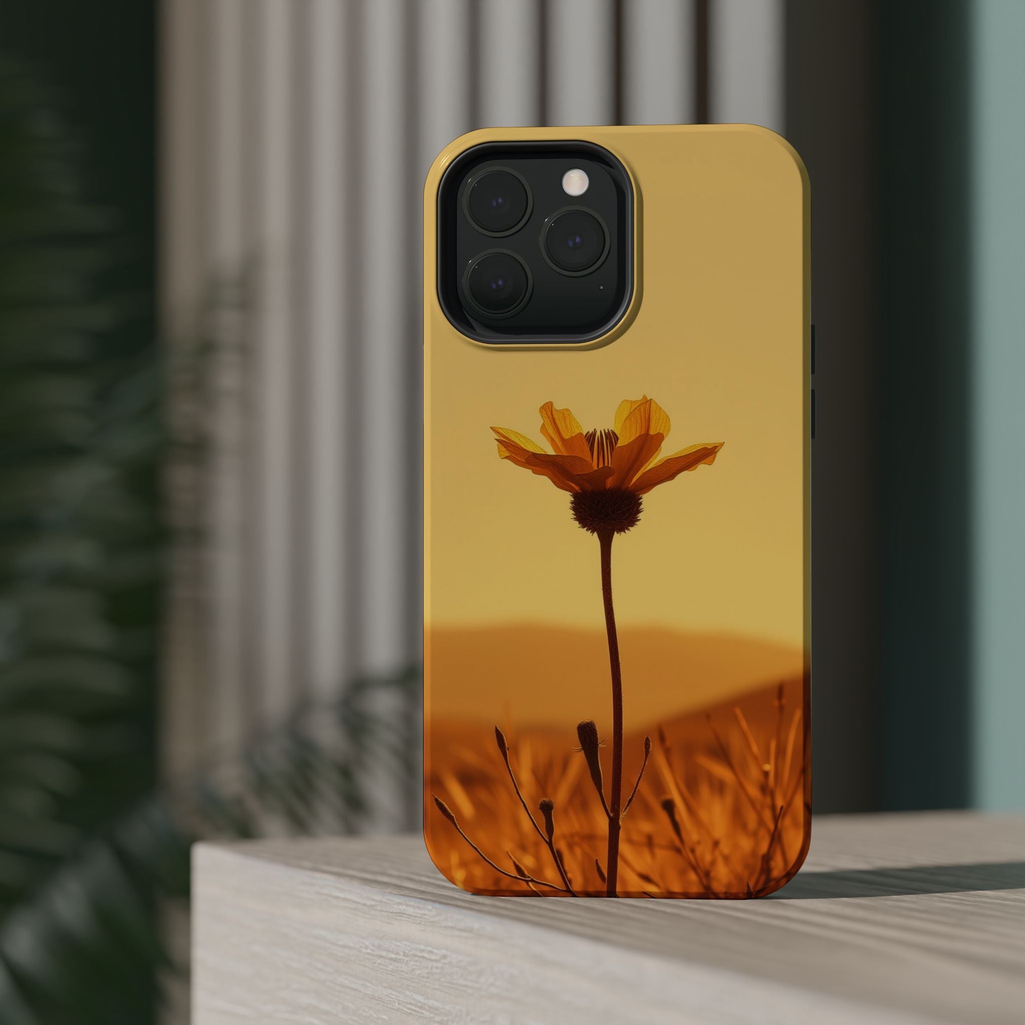 iPhone Desert Flower Cinematic Art Bold Modern Everyday Snap Case · iPhone Case