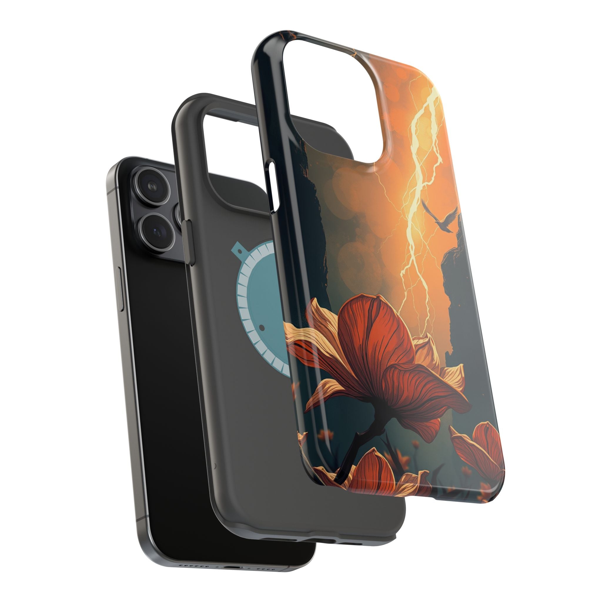 iPhone Vibrant Petal Storm Design Bold Modern Everyday Snap Case · iPhone Case
