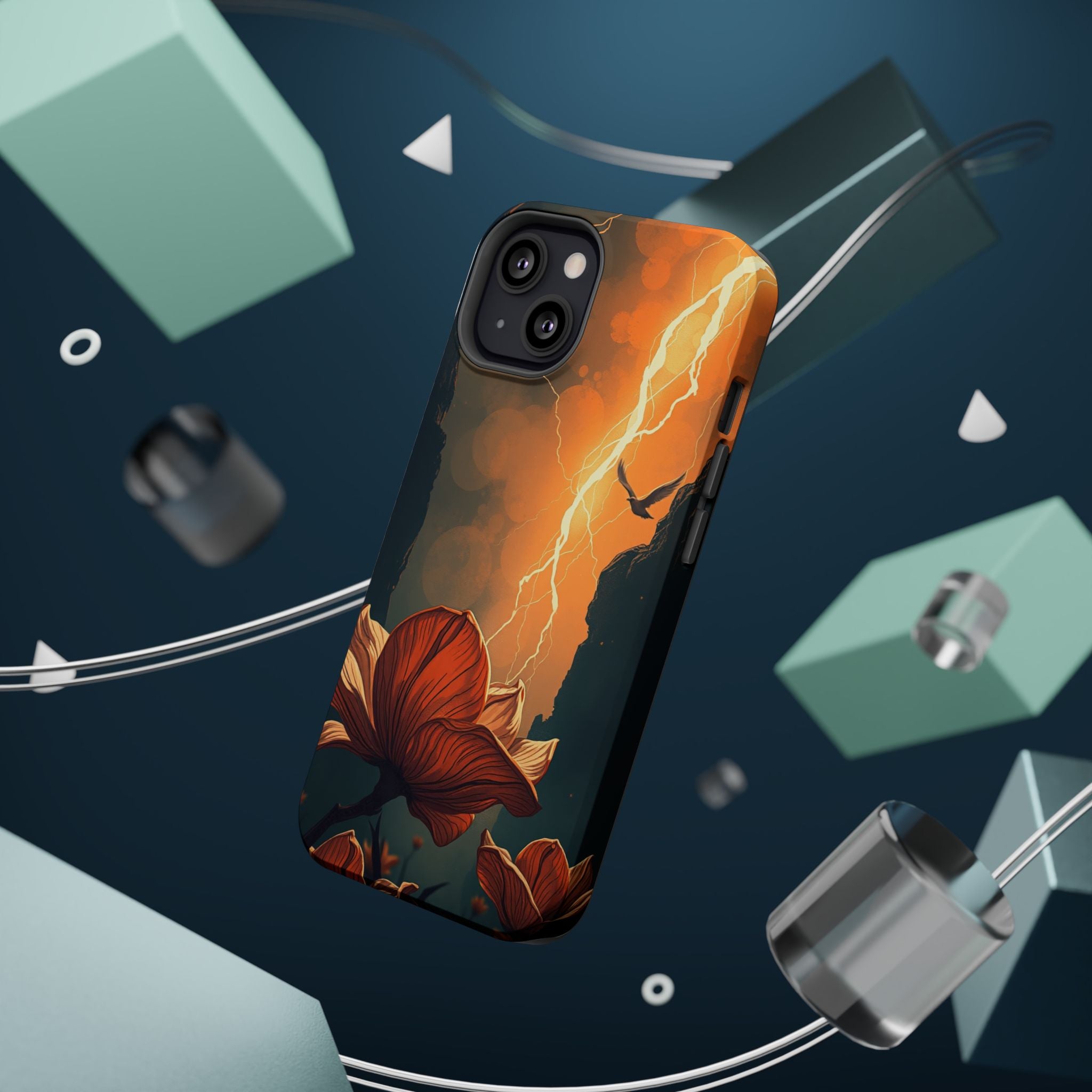 iPhone Vibrant Petal Storm Design Bold Modern Everyday Snap Case · iPhone Case
