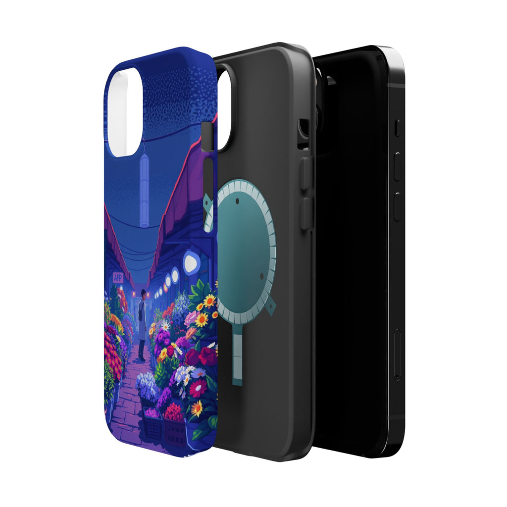 iPhone Flower Market Electric Art Bold Modern Everyday Snap Case · iPhone Case